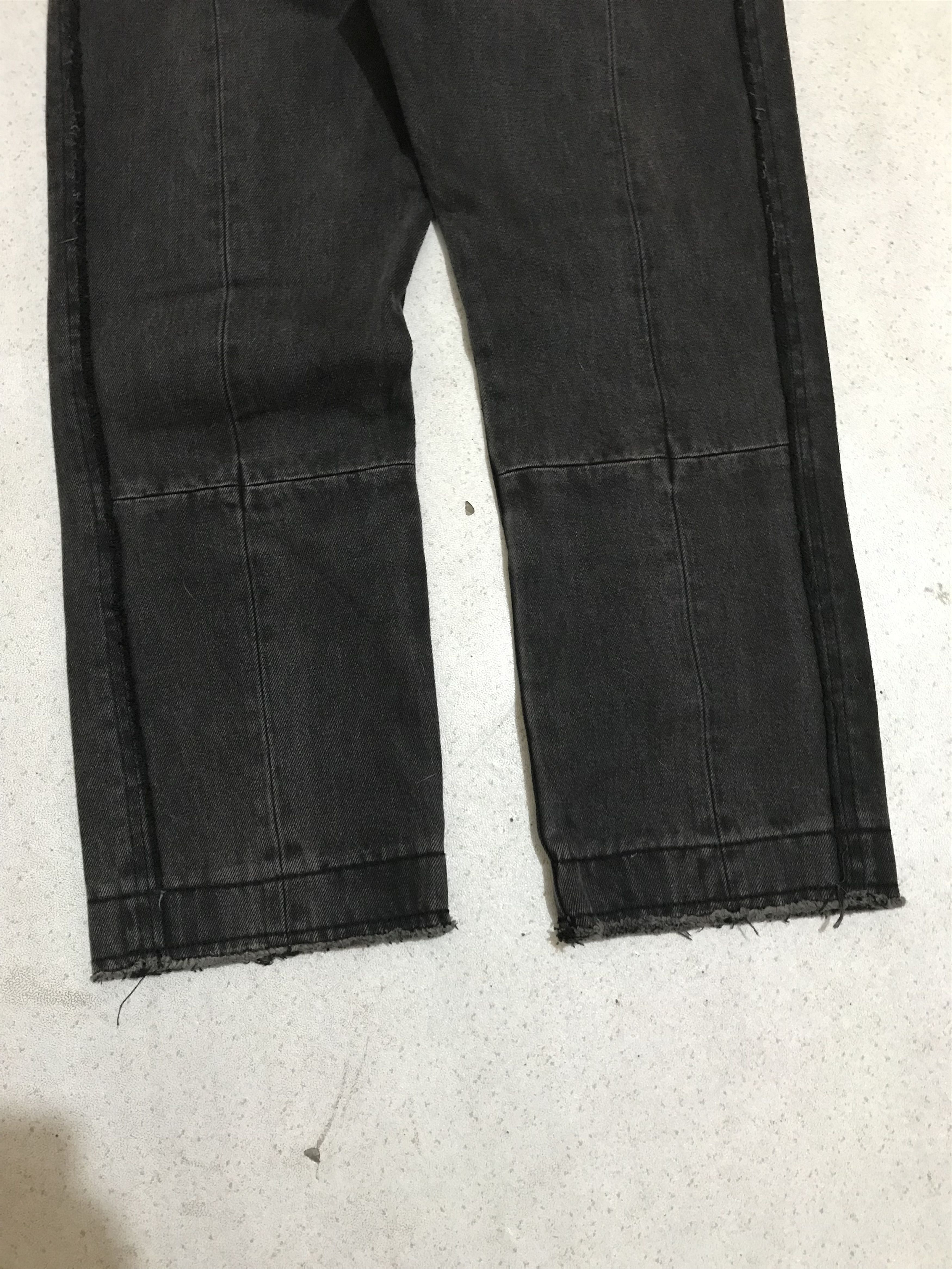 Andersson Bell '19 Andersson Bell Grey Unfinished Denim Size US 30 / EU 46 - 6 Thumbnail