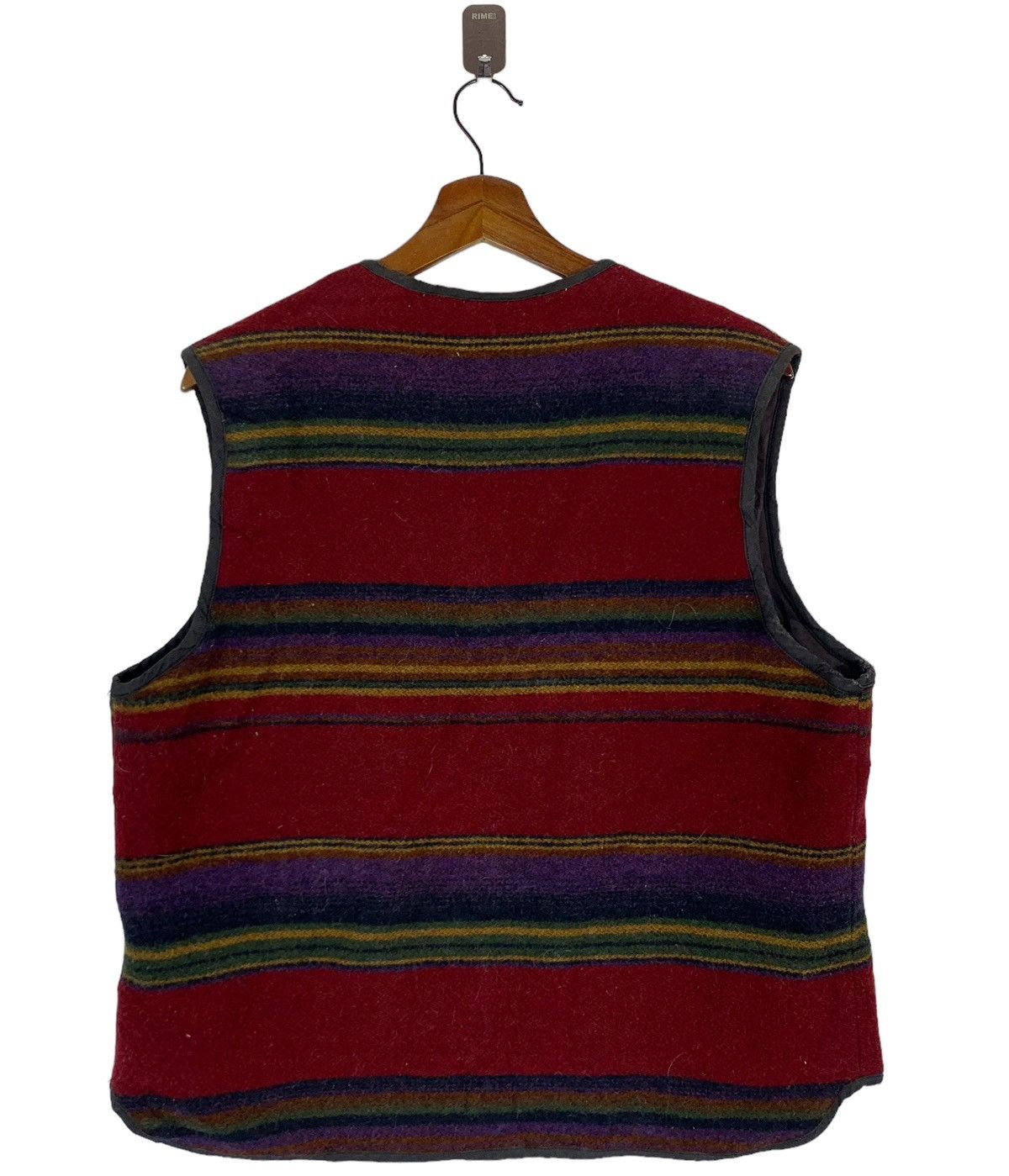 Woolrich Woolen Mills Vintage Woolrich Woolen Mills Striped Wool Vest Jacket Size US M / EU 48-50 / 2 - 10 Thumbnail