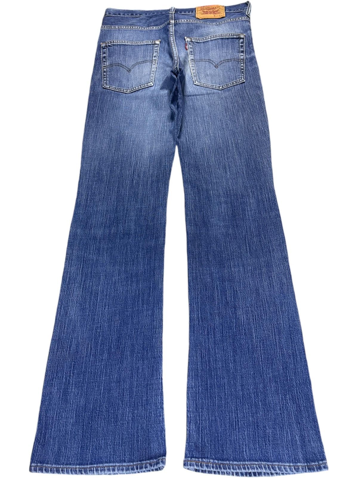 Levi's × Levi's Vintage Clothing Vintage 90s Levis 517 Faded Wash Distressed Flare Jeans Size US 30 / EU 46 - 2 Thumbnail