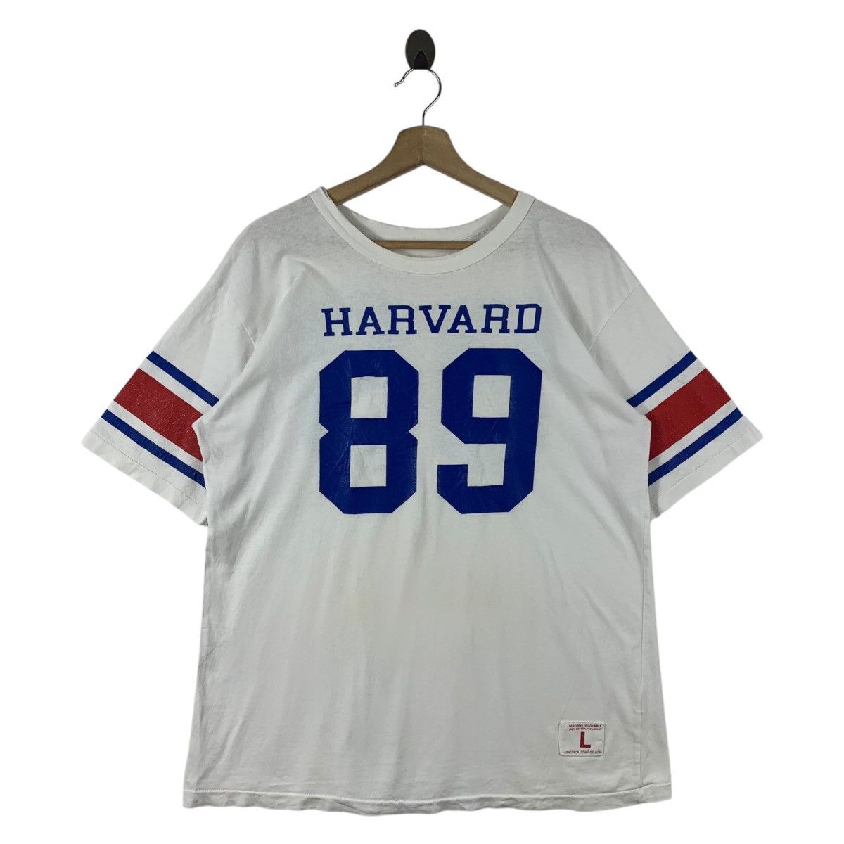 Vintage Vintage 90s HARVARD University Big Logo printed tee Size US L / EU 52-54 / 3 - 1 Thumbnail