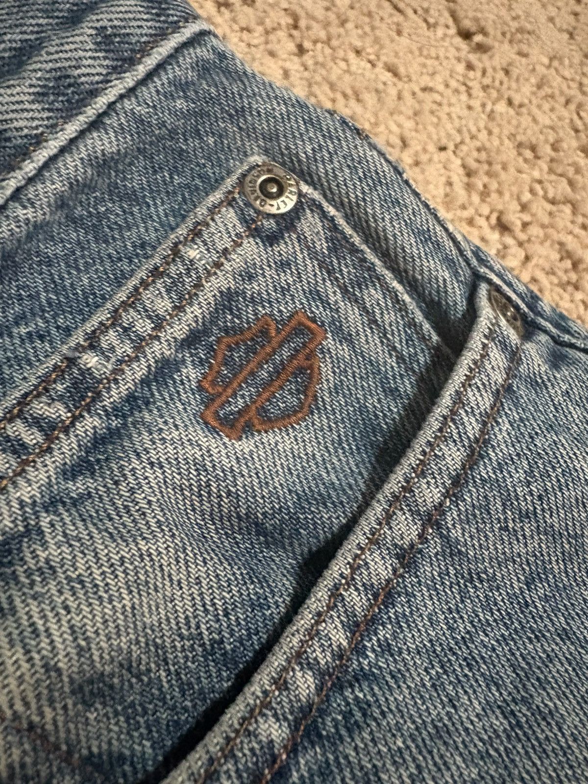 Harley Davidson Harley-Davidson Regular Straight Jeans – Men’s Size US 33 - 4 Thumbnail