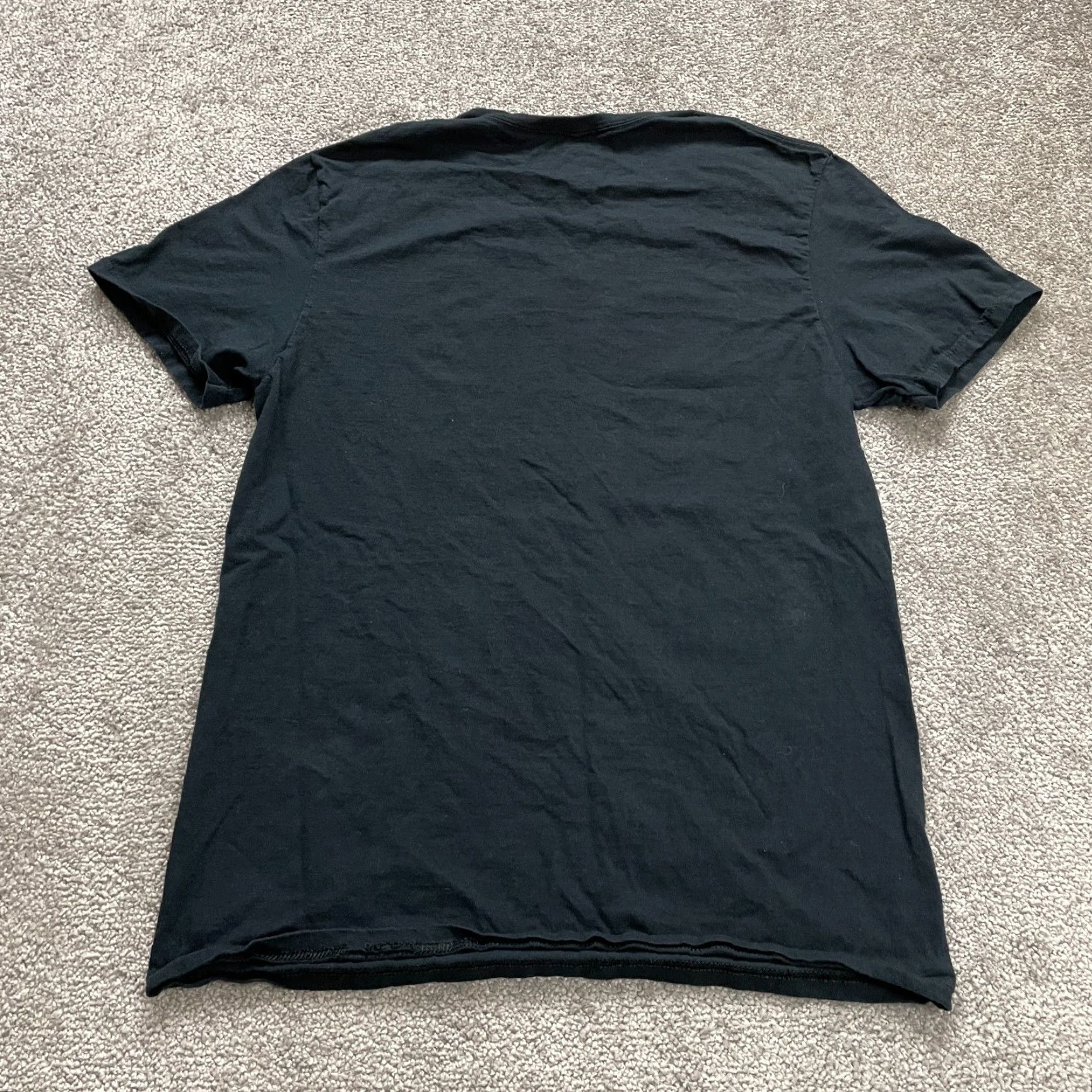 Vintage ACDC Crew Neck T-Shirt Unisex Medium Black Graphic Short Sleeve 100% Cotton Tee Size US M / EU 48-50 / 2 - 2 Thumbnail