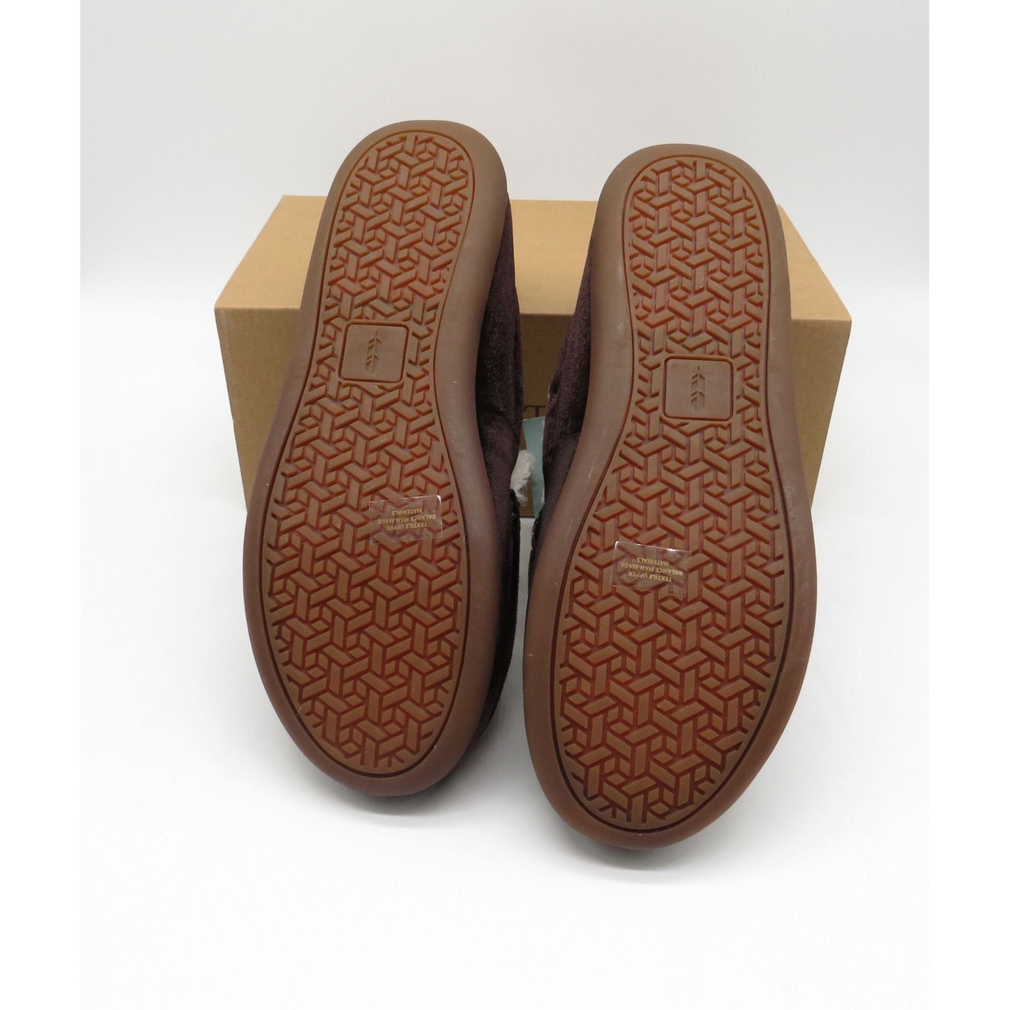 Other Waco Waverly Women's Velvet Moccasin Slippers Java Sherpa Li Size US 8 / IT 38 - 10 Thumbnail