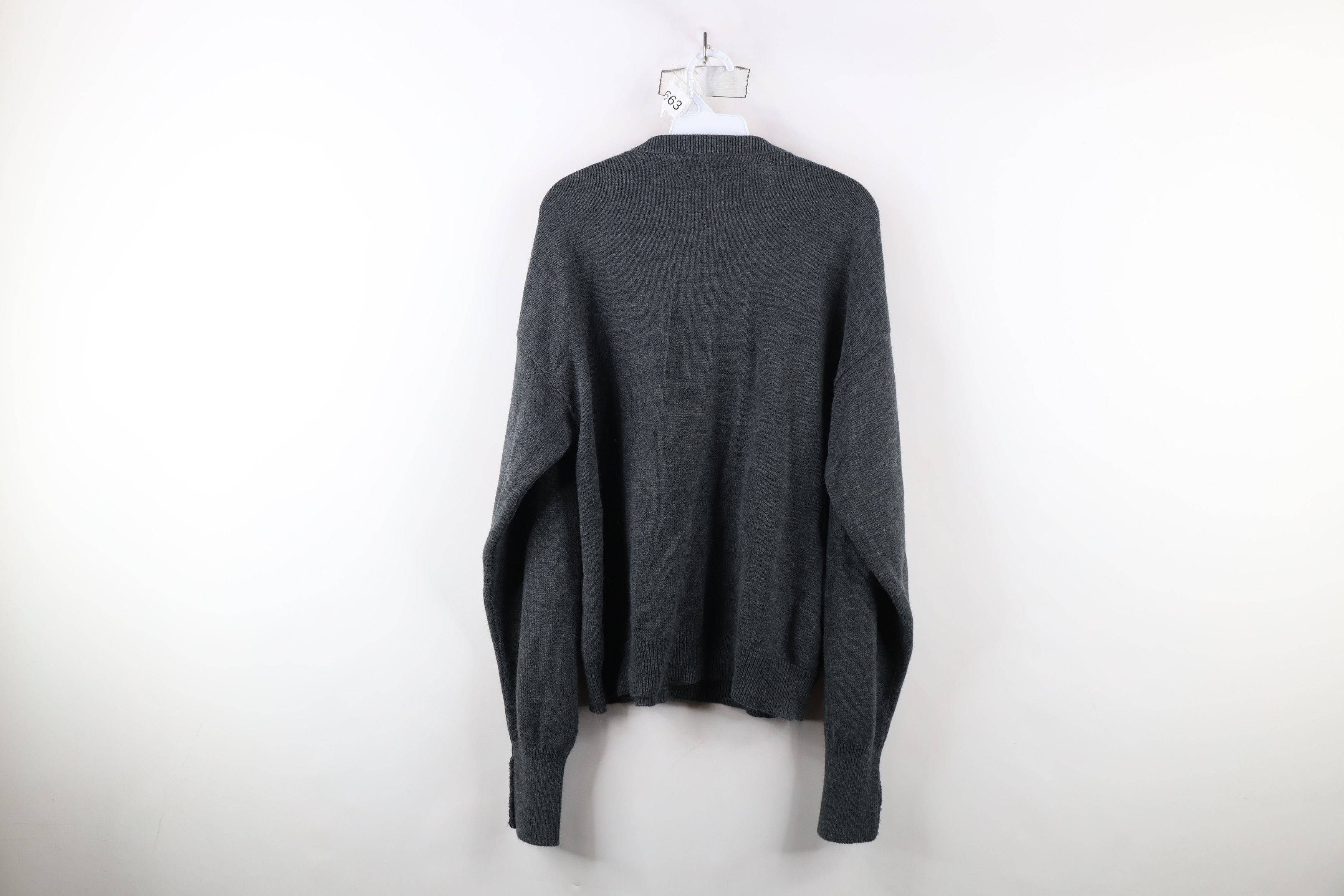Vintage Vintage 70s Lord Jeff Knit V-Neck Sweater Heather Gray USA Size US M / EU 48-50 / 2 - 7 Thumbnail