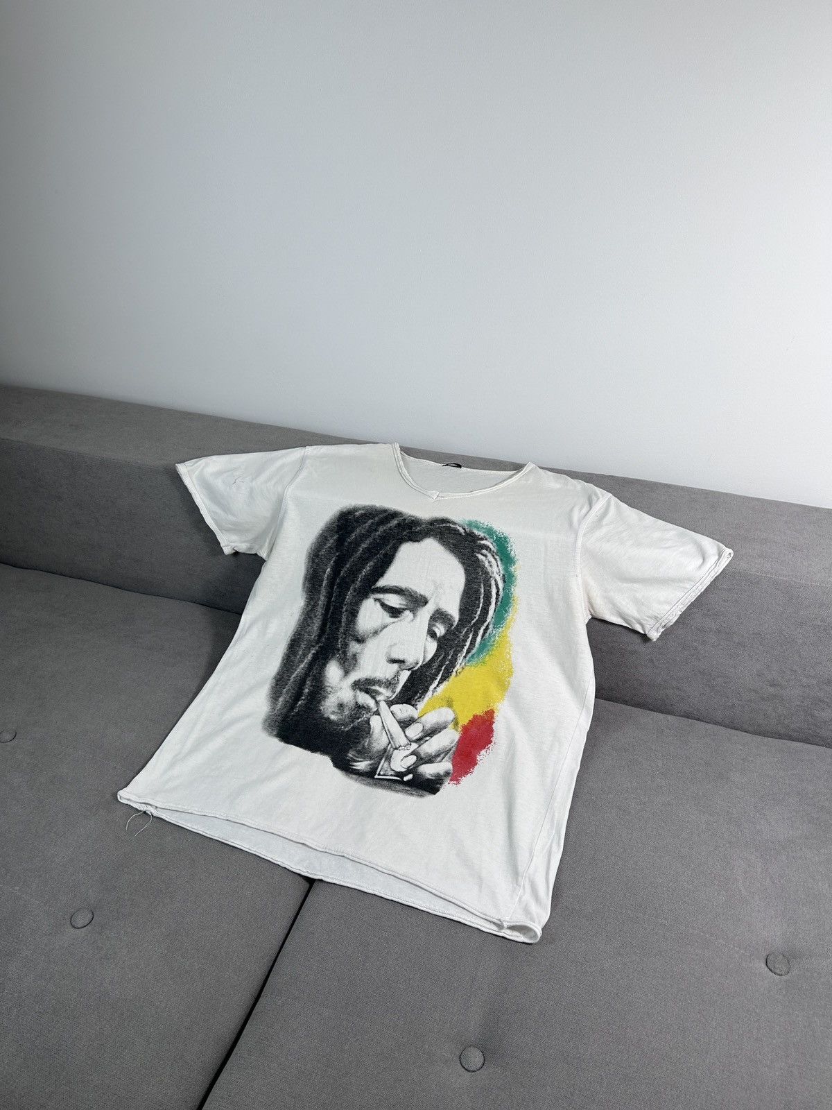 Bob Marley × Rap Tees × Vintage Bob Marley Vintage Rap Tee Band Streetwear Reggae Rise Of Size US L / EU 52-54 / 3 - 1 Thumbnail
