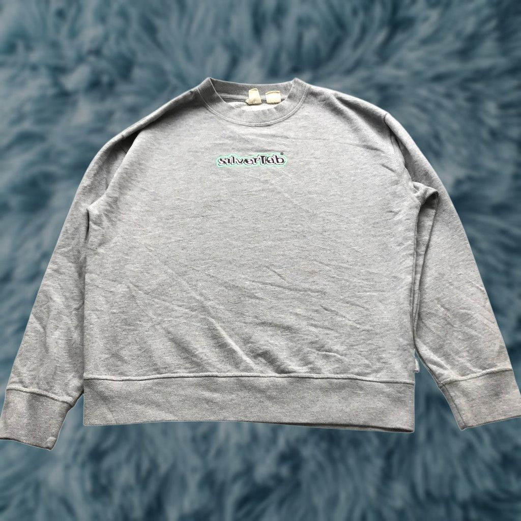 Levi's Levis Sweatshirt Mens Small Long Sleeve Crew Neck Graphic Logo Gray Classic Silver Tab Size US S / EU 44-46 / 1 - 1 Thumbnail