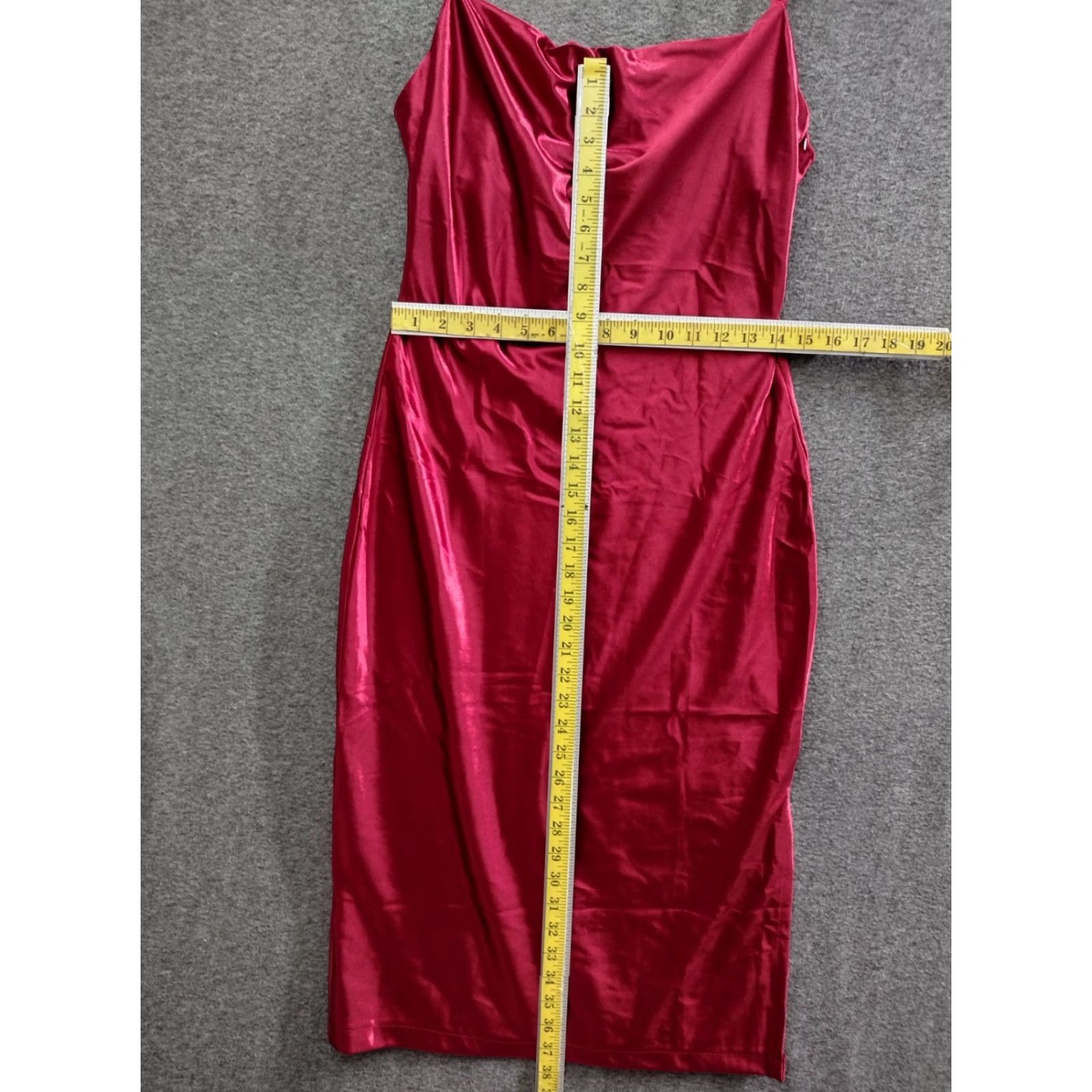 Vintage XXXITICAT Red/Hot Pink Slip Dress Sleeveless Women's Size Medium Size M / US 6-8 / IT 42-44 - 4 Thumbnail