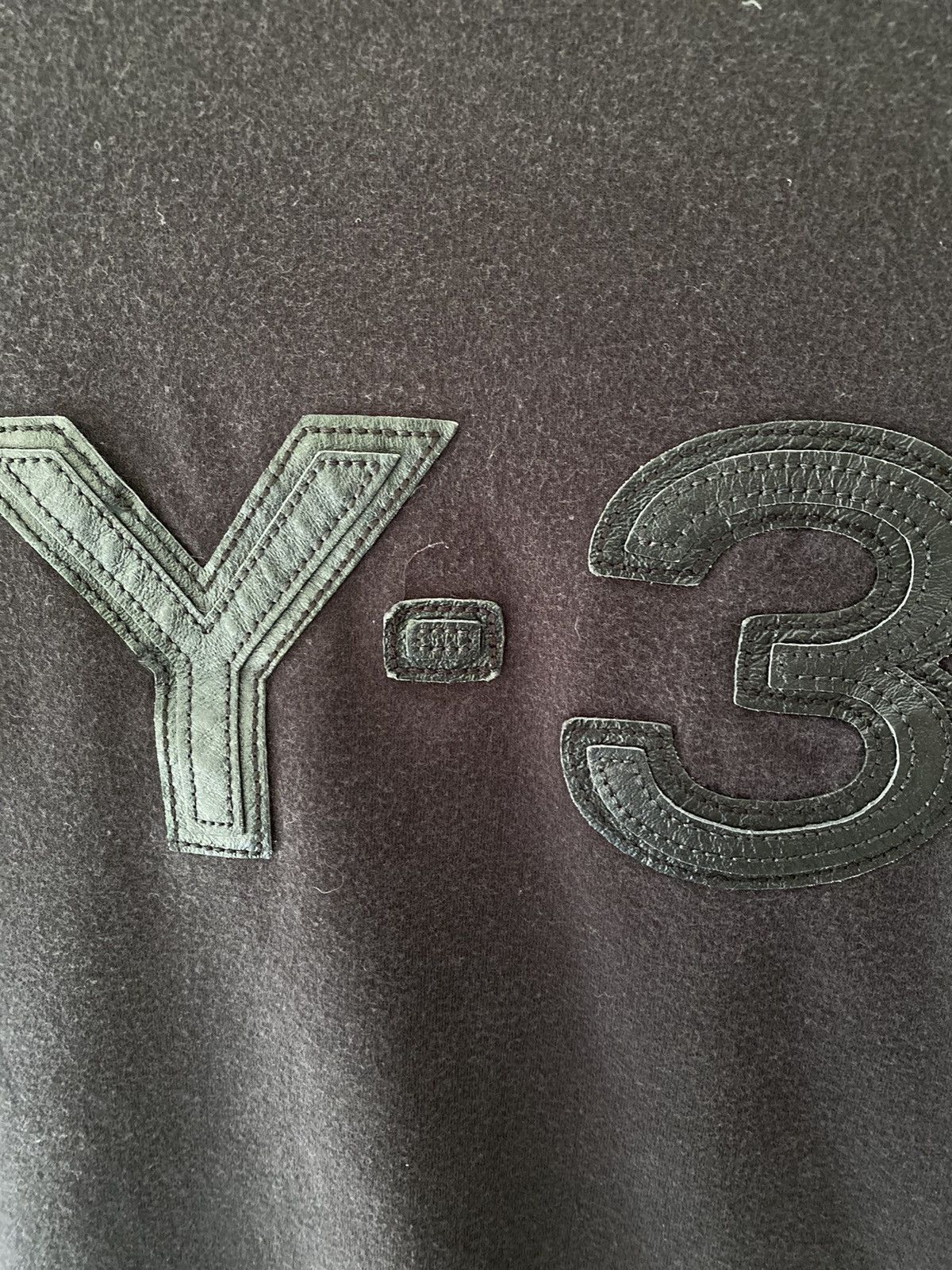 Yohji Yamamoto 🔥2006 Leather Y-3 Back logo tee Size US M / EU 48-50 / 2 - 7 Thumbnail