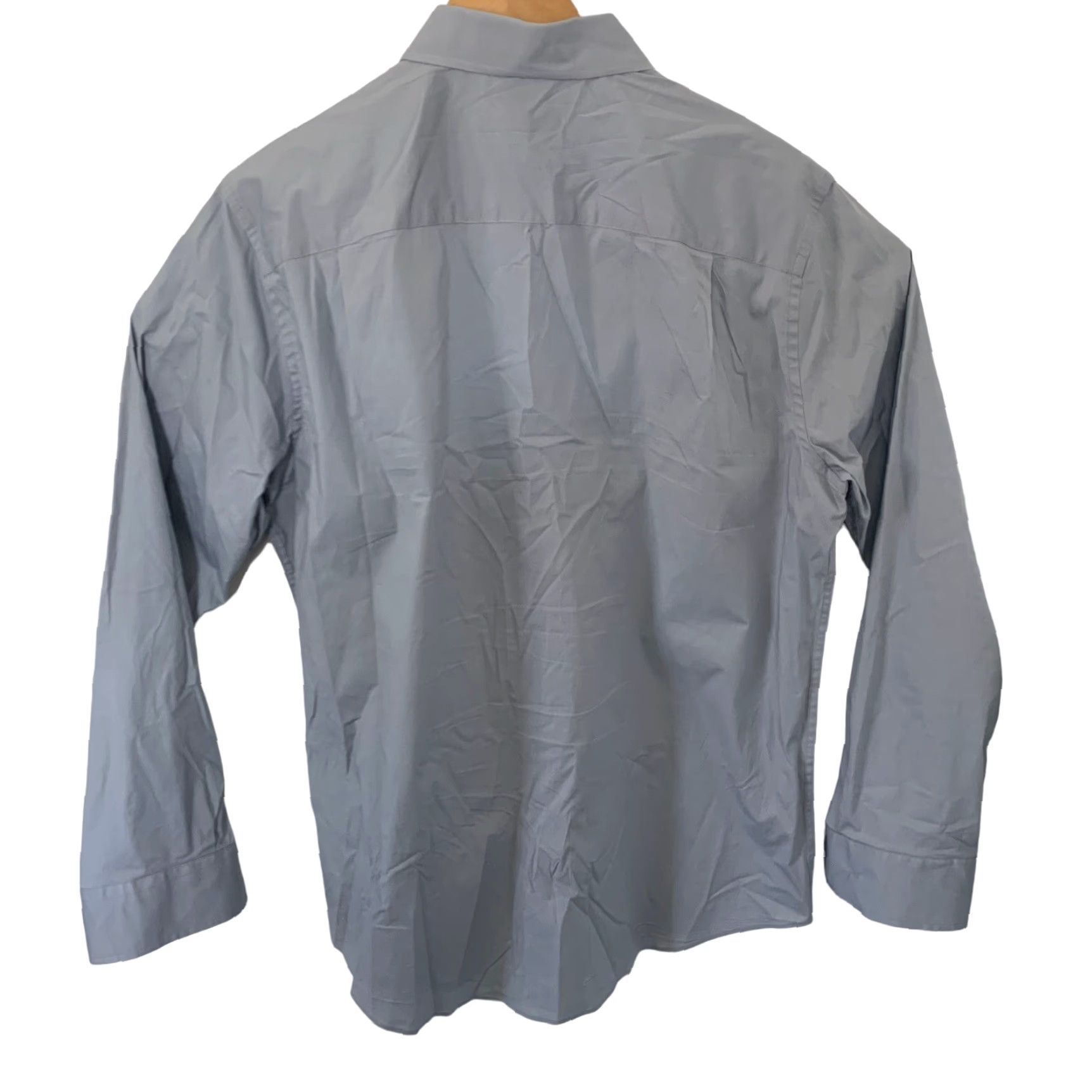 Ben Sherman BEN SHERMAN Shirt Mens L 16-16.5 34/35 Stretch Dress Gray Size 42R - 4 Thumbnail