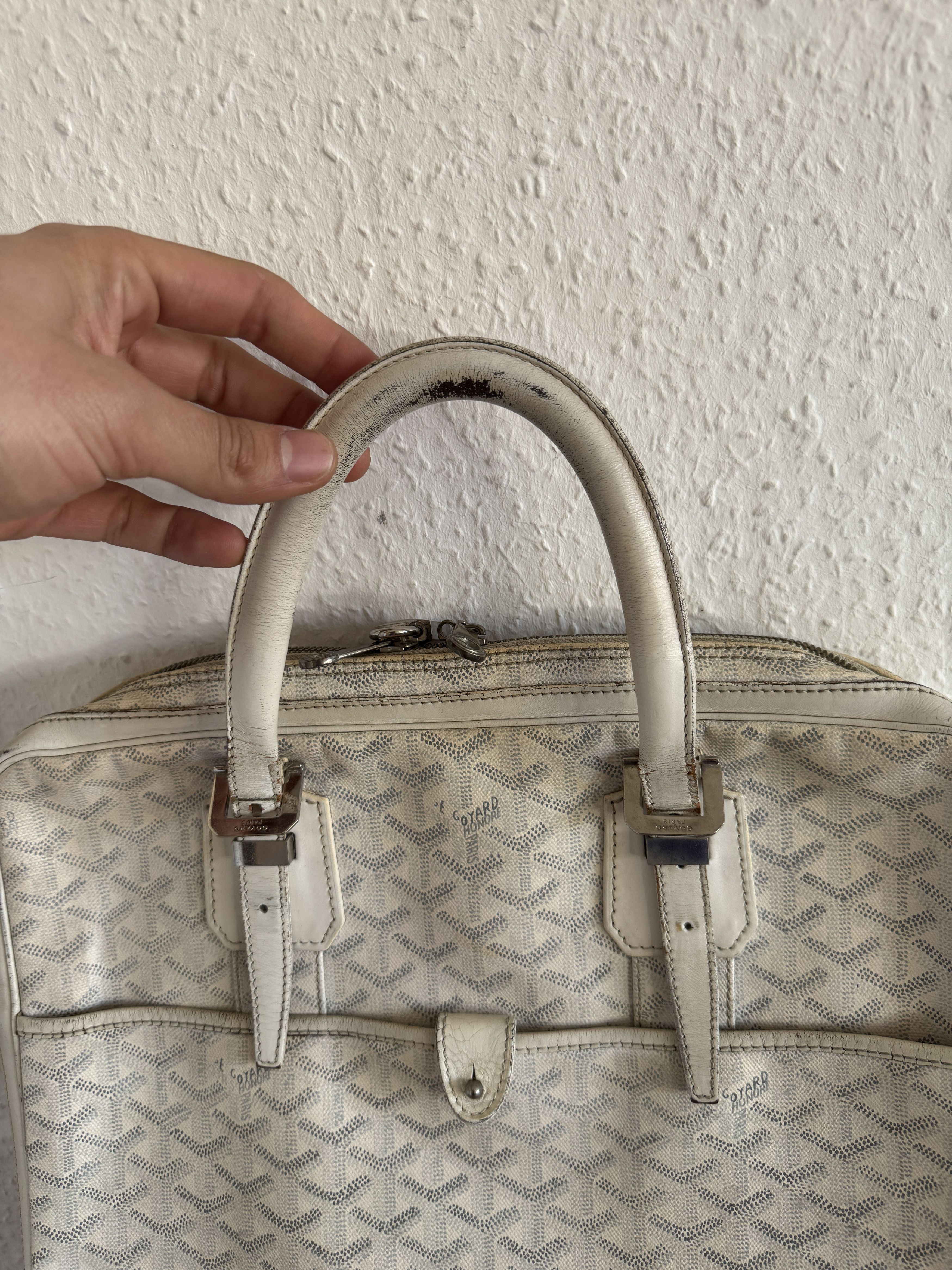 Goyard Ambassade PM Business Bag – White Size ONE SIZE - 5 Thumbnail