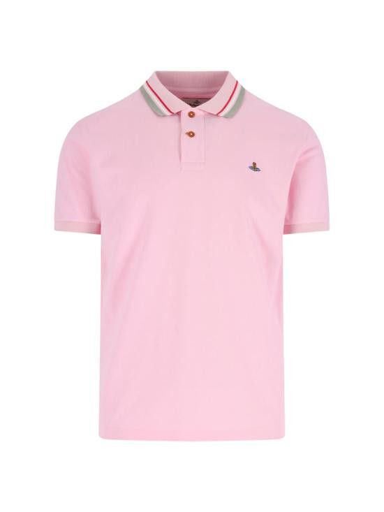 Vivienne Westwood VIVIENNE WESTWOOD Men T-Shirts 2H01000P J0009 G405 Pink Size US L / EU 52-54 / 3 - 1 Thumbnail