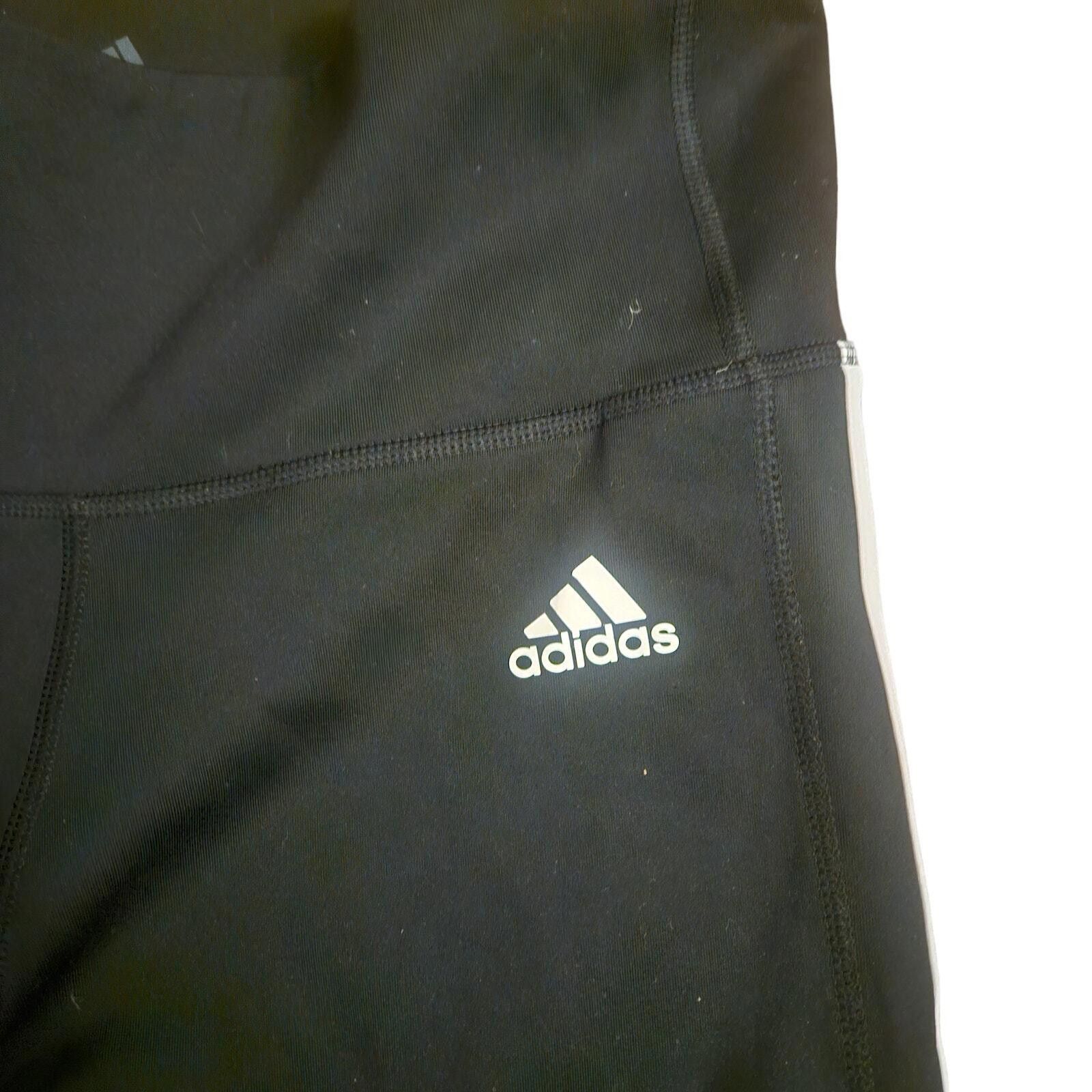 Adidas Adidas 3-Stripes Leggings Black White Size M Size 32" / US 10 / IT 46 - 5 Thumbnail