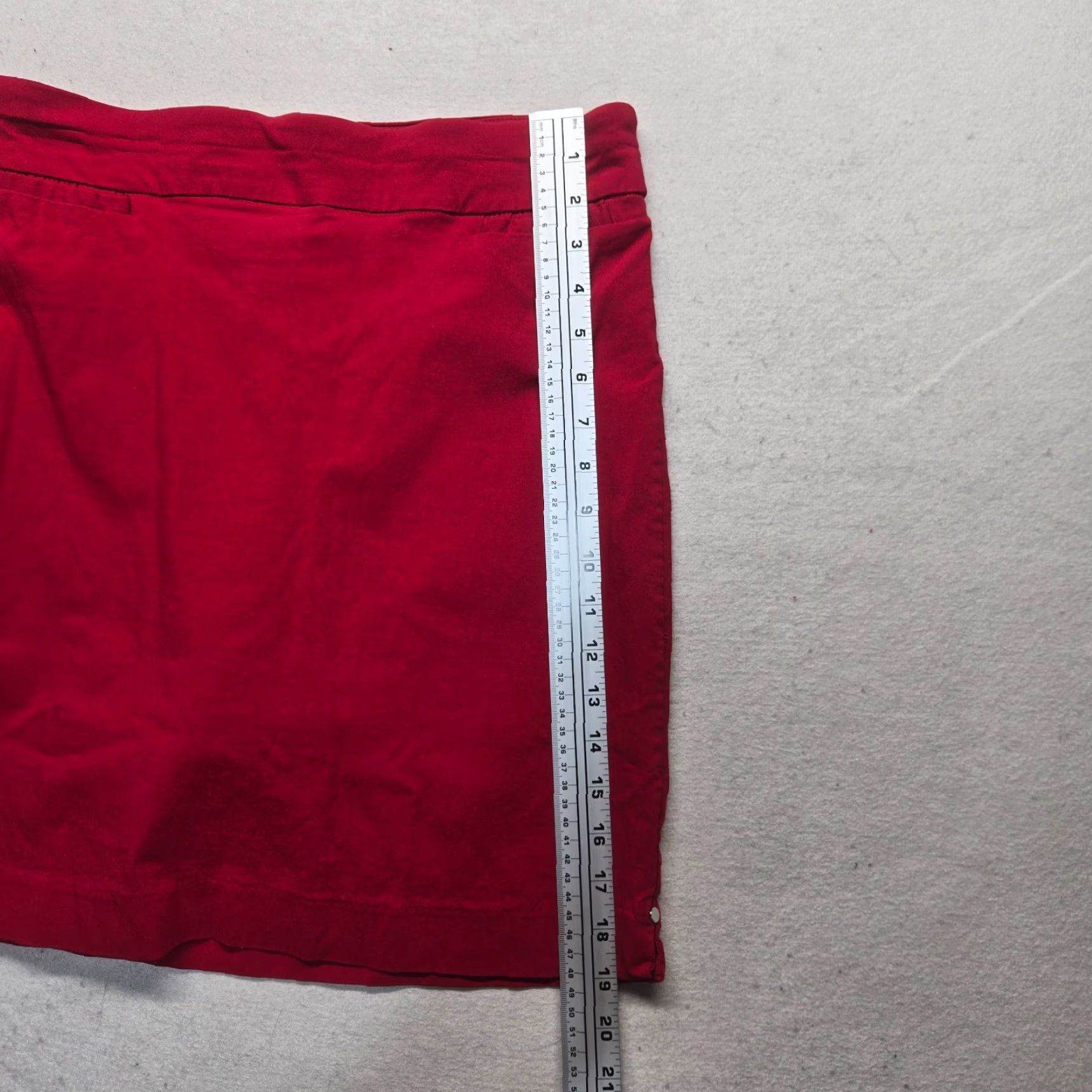 Vintage Kim Rogers Solid Red Midi Skirt Women’s Size 12 Adult Size 34" / US 12 / IT 48 - 4 Thumbnail
