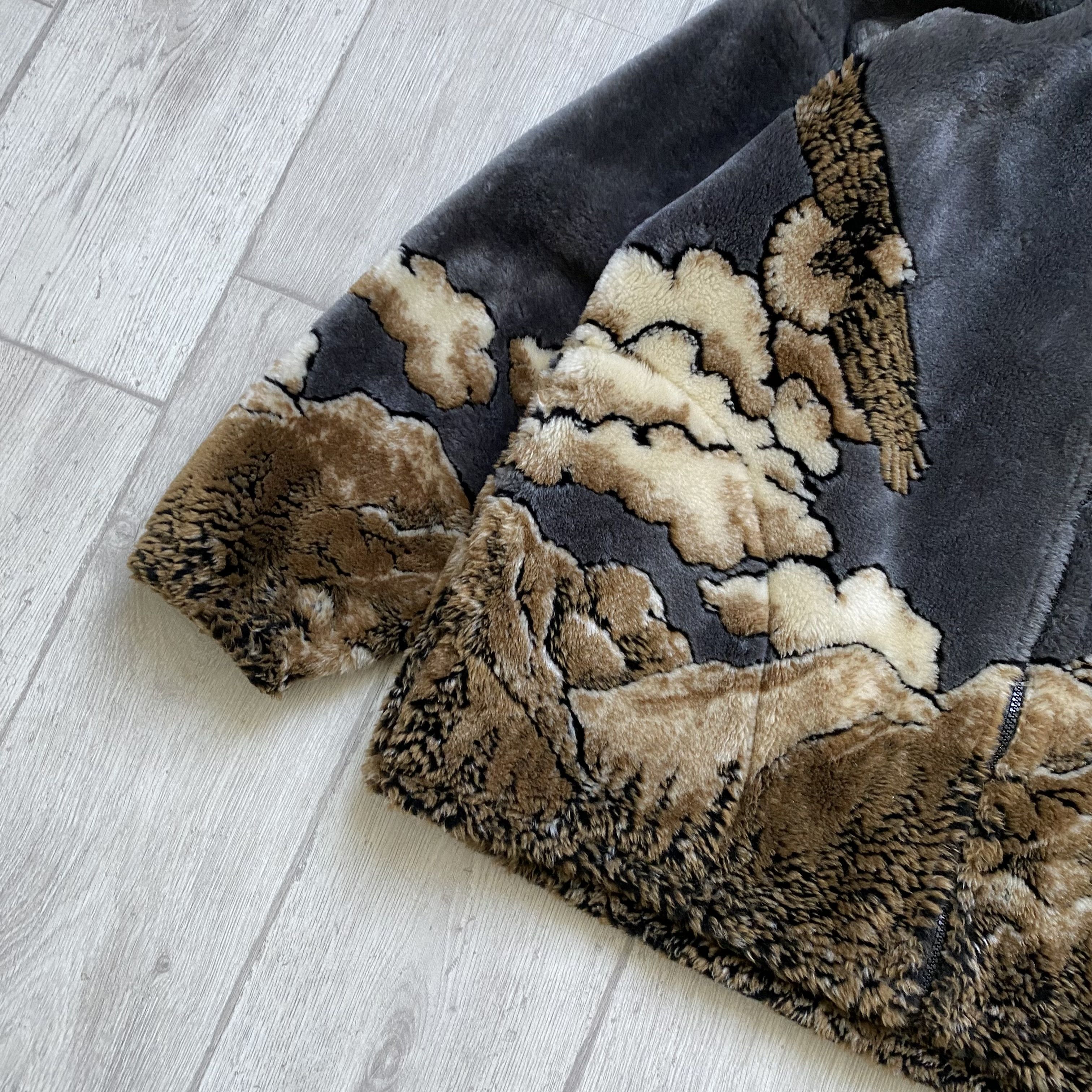 The Mountain 🦅Vintage USA Eagle Mountain Fleece heavy jacket wolf Size US L / EU 52-54 / 3 - 3 Thumbnail