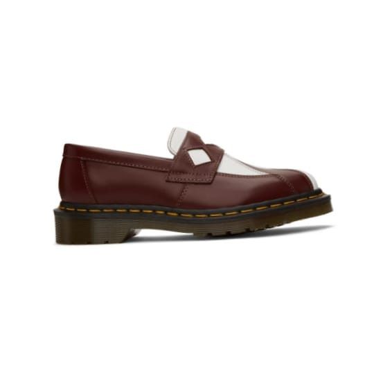 CDG by Comme des Garcons o1mle0824 Colorblock Penny Loafers in Burgundy Size US 8.5 / IT 38.5 - 1 Preview