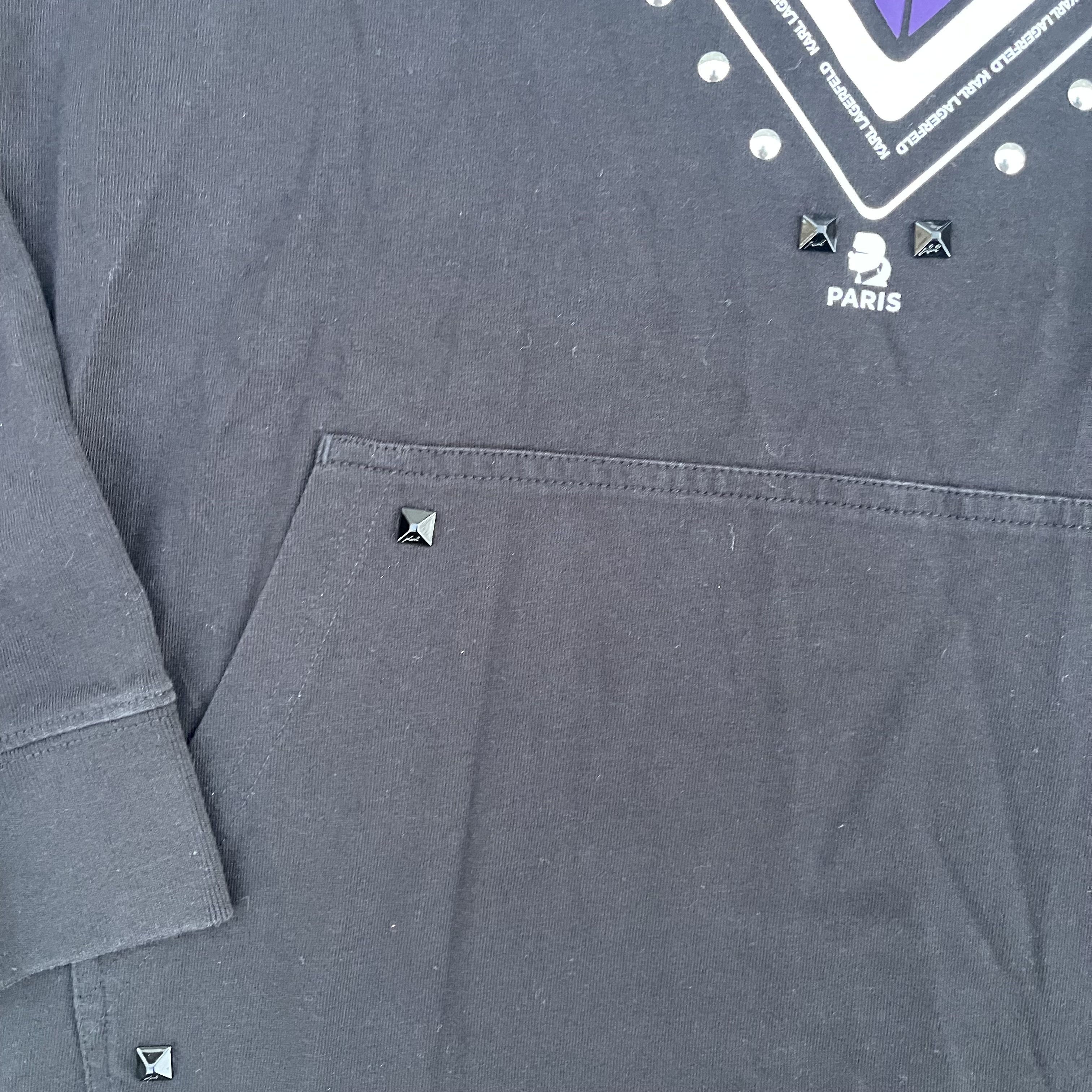Karl Lagerfeld Karl Lagerfeld Paris Studded Hoodie Size US L / EU 52-54 / 3 - 4 Thumbnail