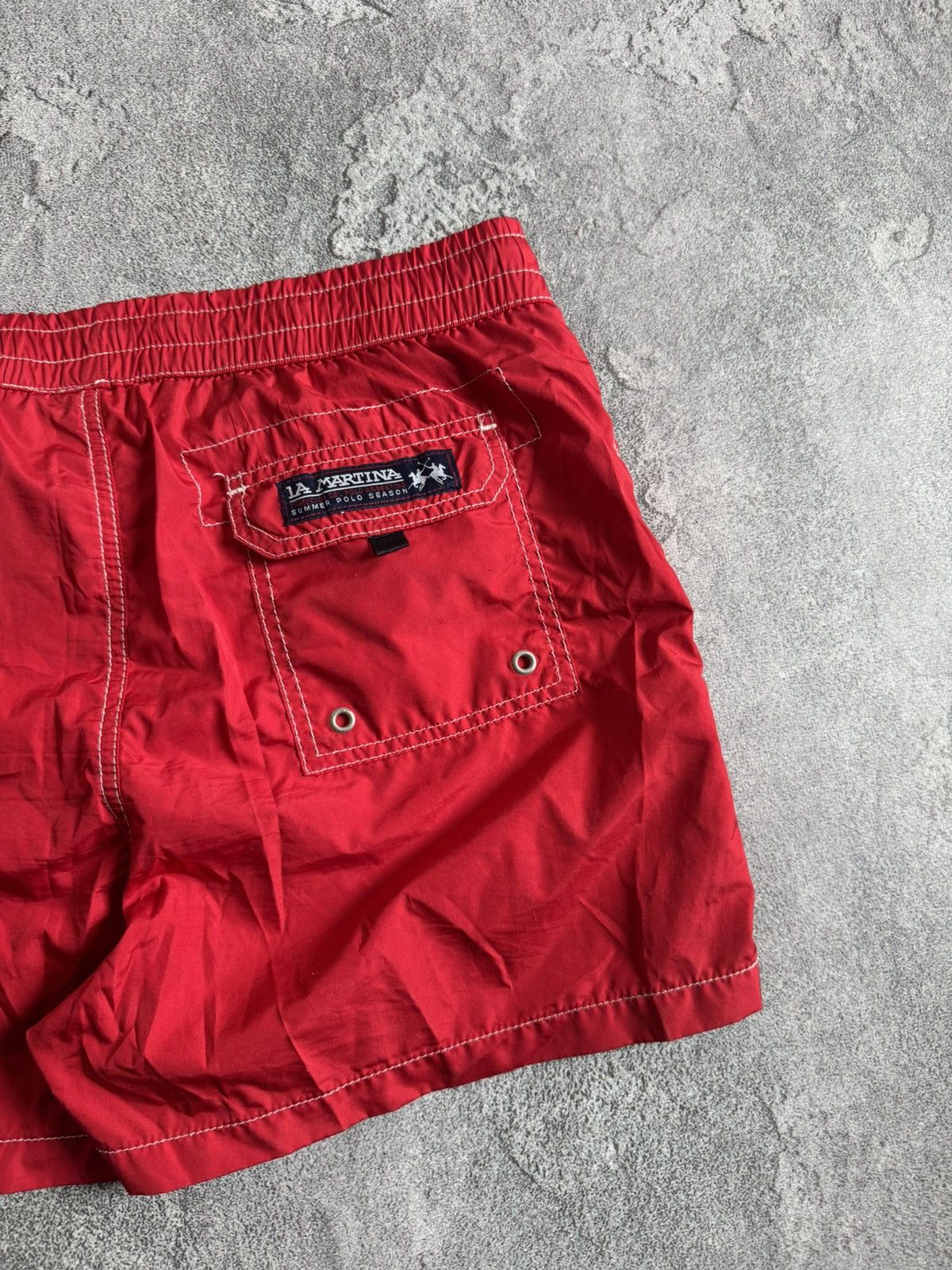 La Martina La Martina S/size red summer shorts 🩳 casual swim beach 🏝️ Size US 32 / EU 48 - 14 Thumbnail