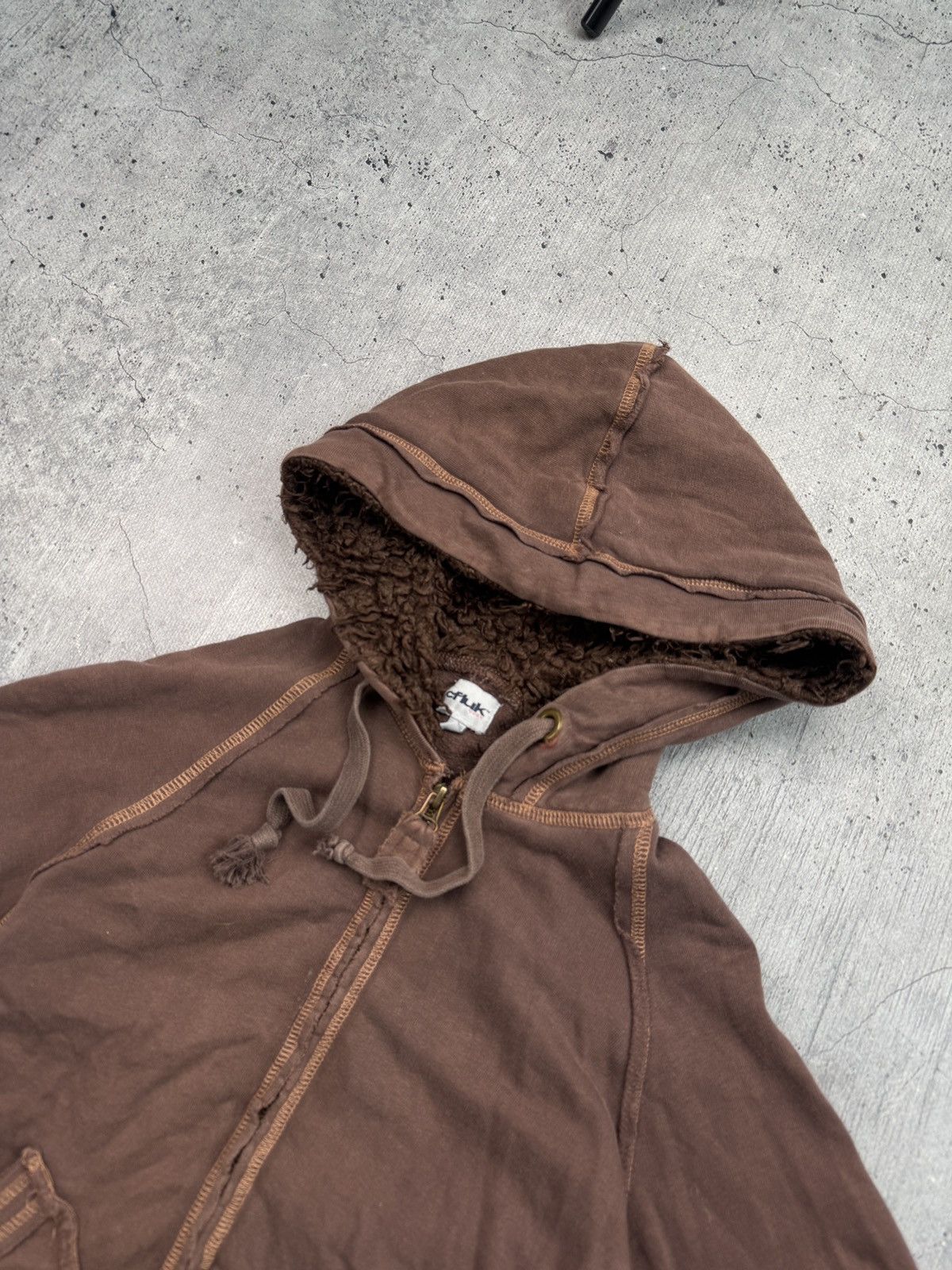 Abercrombie & Fitch Vintage Abercrombie And Fitch Style Fur Zip Hoodie Size US S / EU 44-46 / 1 - 3 Thumbnail