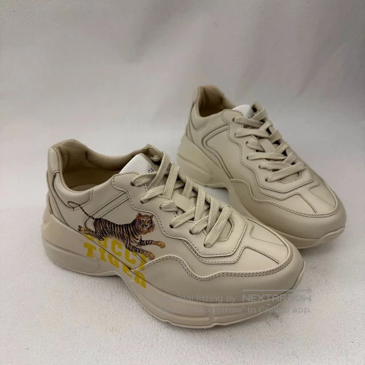 Gucci gucci rhyton leather low. Size US 5.5 / IT 35.5 - 3 Thumbnail