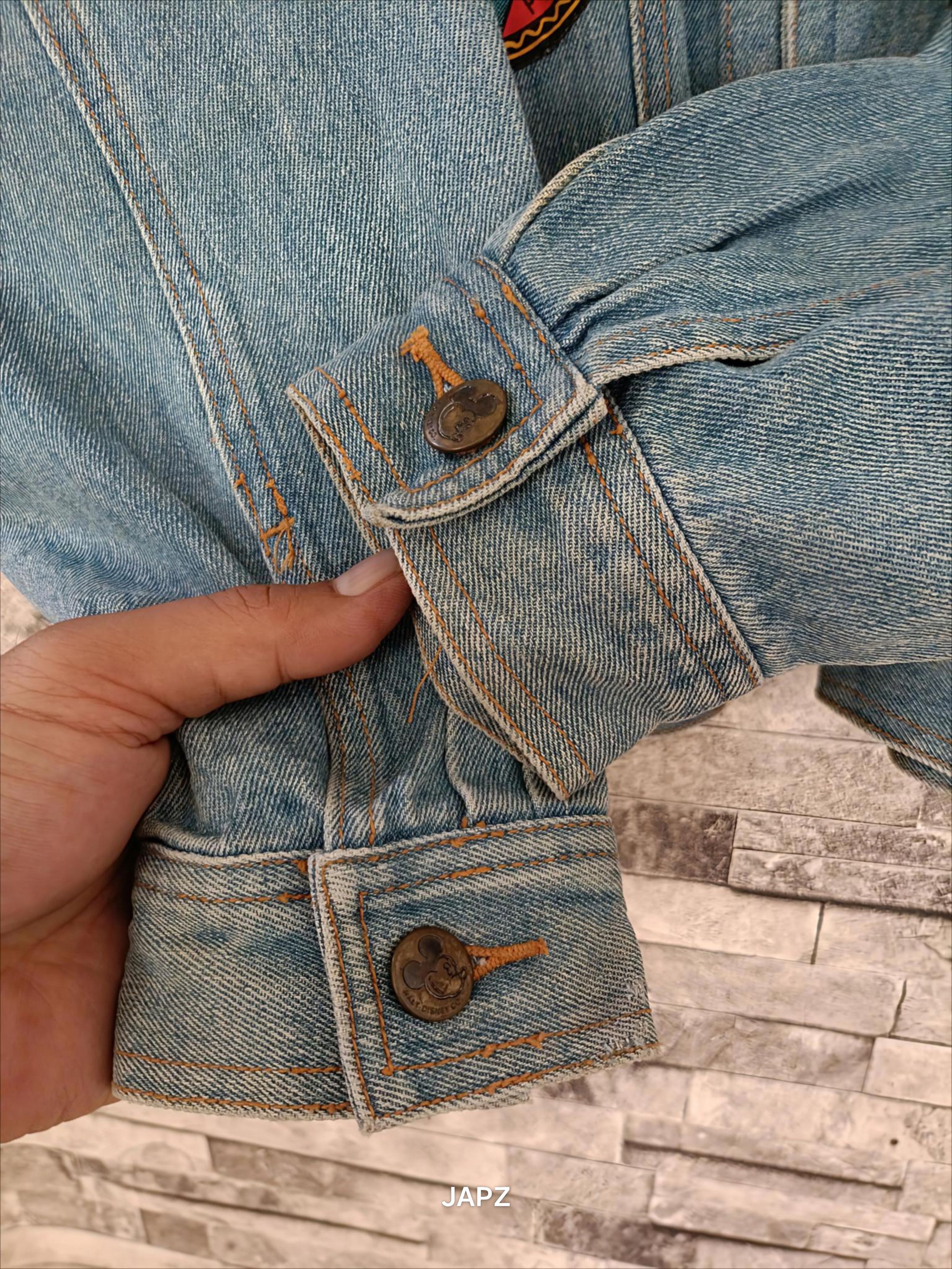 Mickey Mouse Vintage mickey & co. Full patch denim jacket pop art 90s Size US XL / EU 56 / 4 - 7 Thumbnail