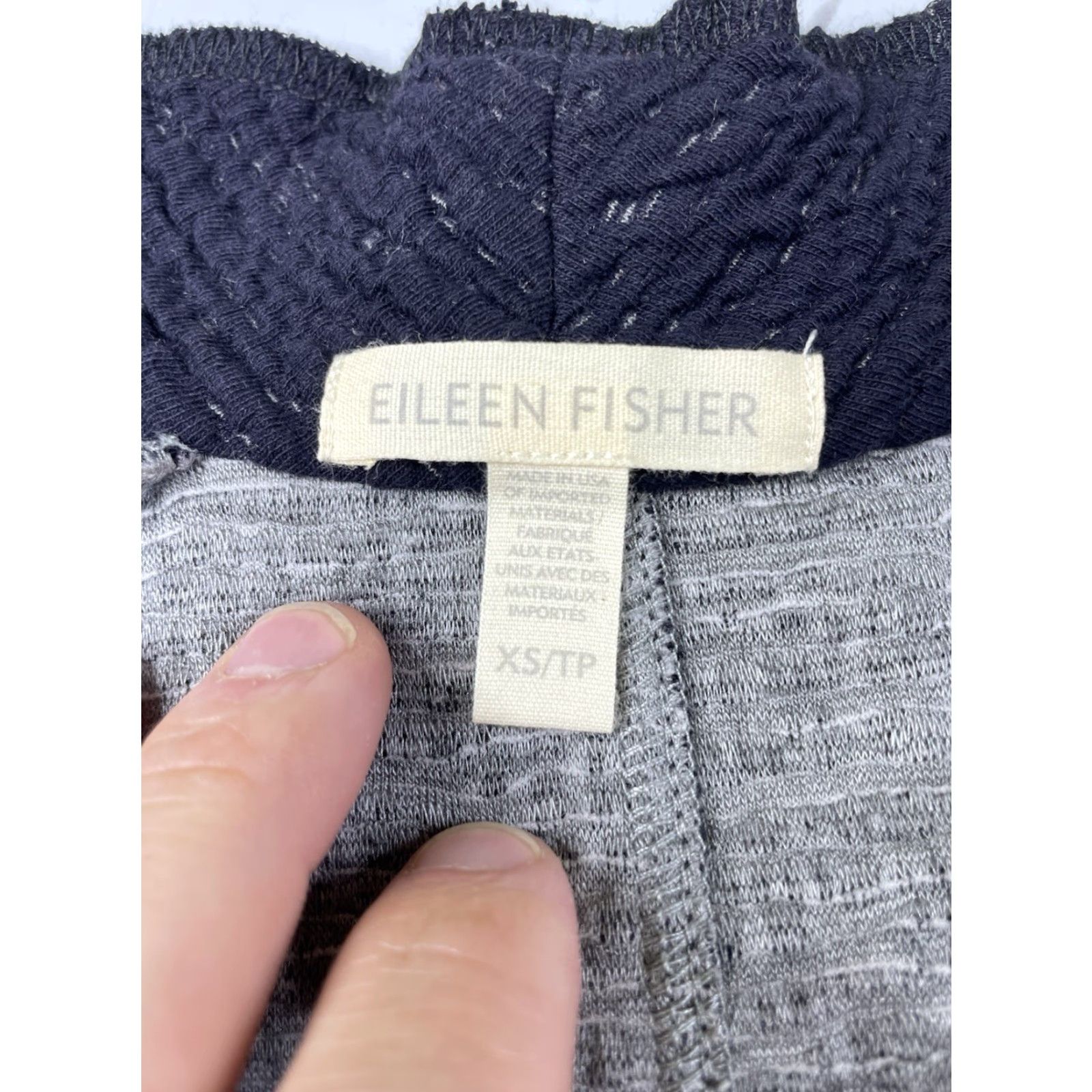 Eileen Fisher Eileen Fisher Cardigan Sweater XS Black Open Front Duster Top Women Long Sleeve Unlined Size XS / US 0-2 / IT 36-38 - 3 Thumbnail