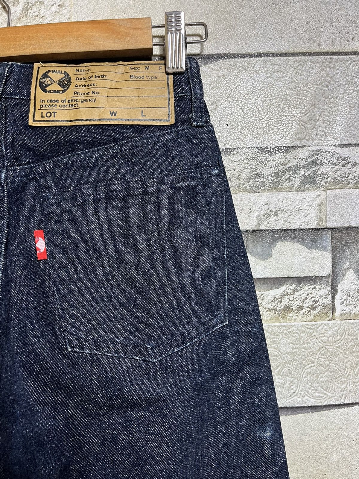 Final Home FINAL HOME SELVEDGE JAPAN RAW DENIM PANTS WOMENS Size 28" / US 6 / IT 42 - 8 Thumbnail