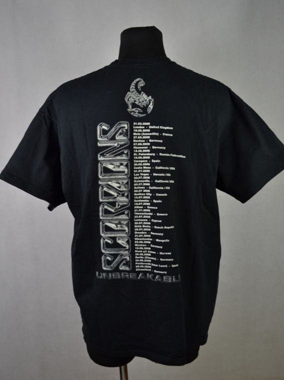 Band Tees × Vintage Vintage Scorpions Unbreakable 2006 World Tour tee XL Size US XL / EU 56 / 4 - 2 Thumbnail