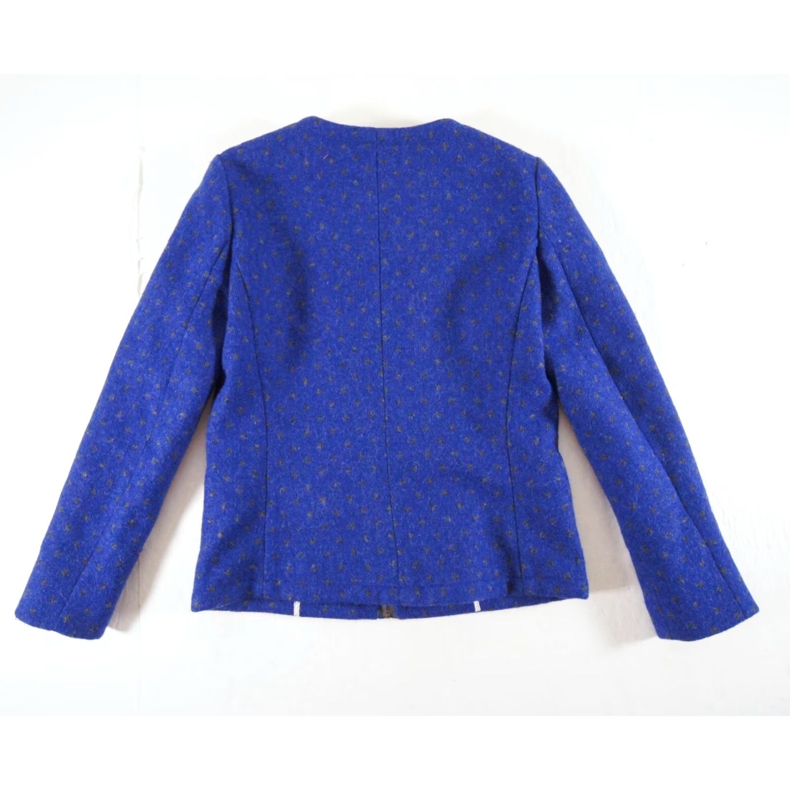 Brooks Brothers Brooks Brothers Womens Blazer Size 0 Blue Wool Full Zip Regular Fit Size XS / US 0-2 / IT 36-38 - 5 Thumbnail