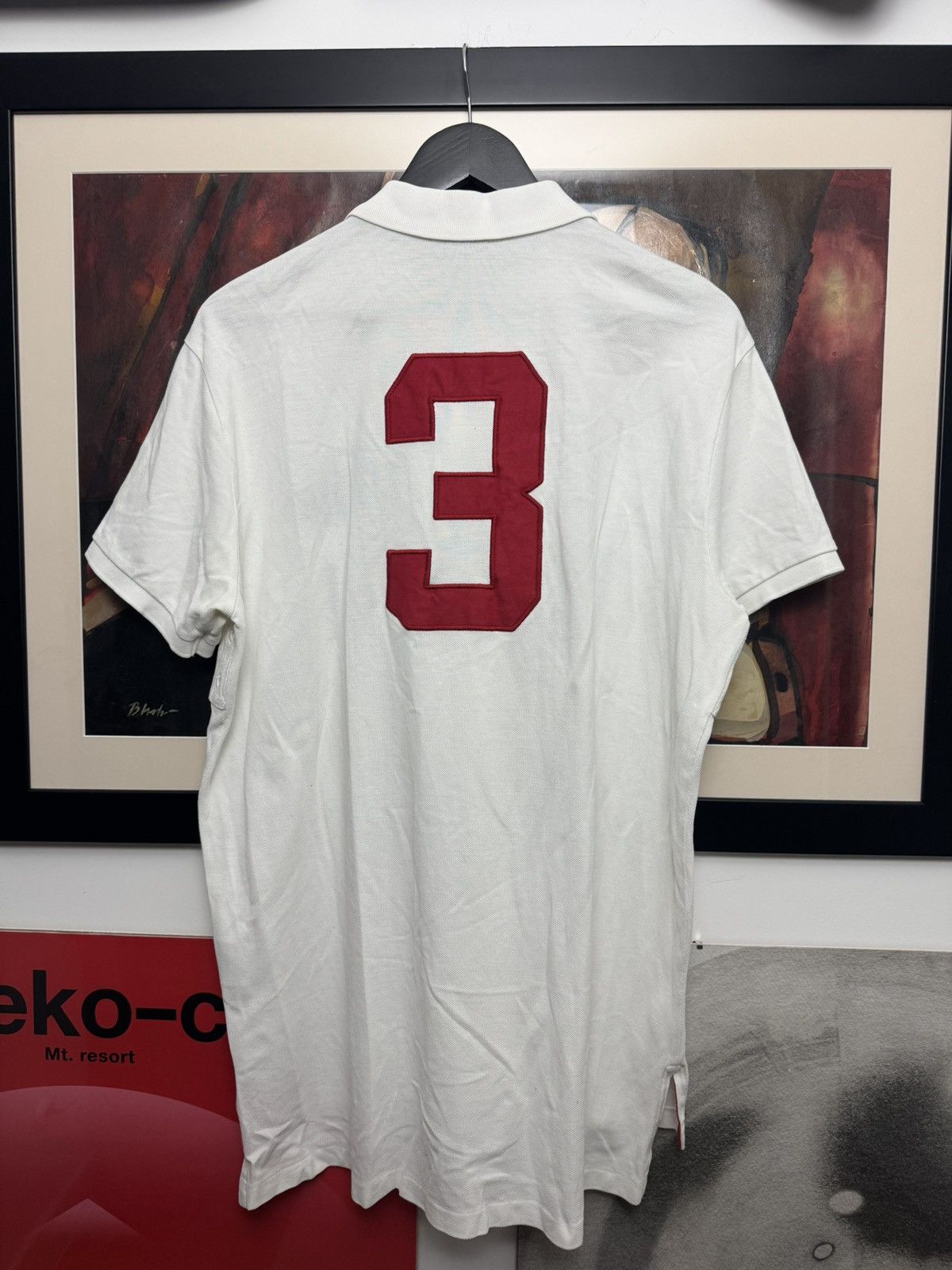 Polo Ralph Lauren Polo Ralph Lauren White Tee Chief Keef Hype Big Logo Rare Size US L / EU 52-54 / 3 - 2 Thumbnail