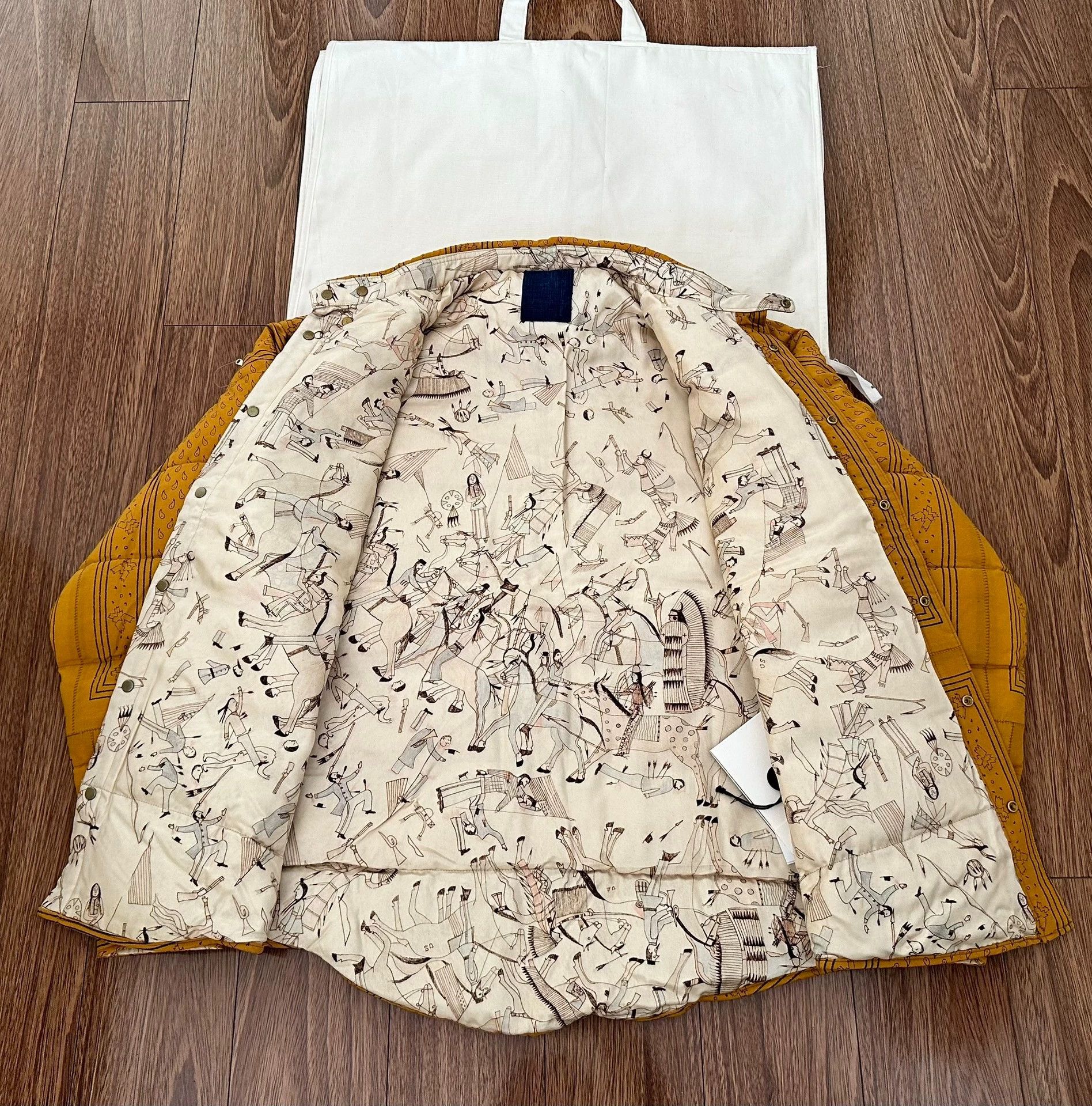 Visvim ICT Kerchief Down JKT Natural Dyed Indian Antique 4 NWT Size US XL / EU 56 / 4 - 3 Thumbnail