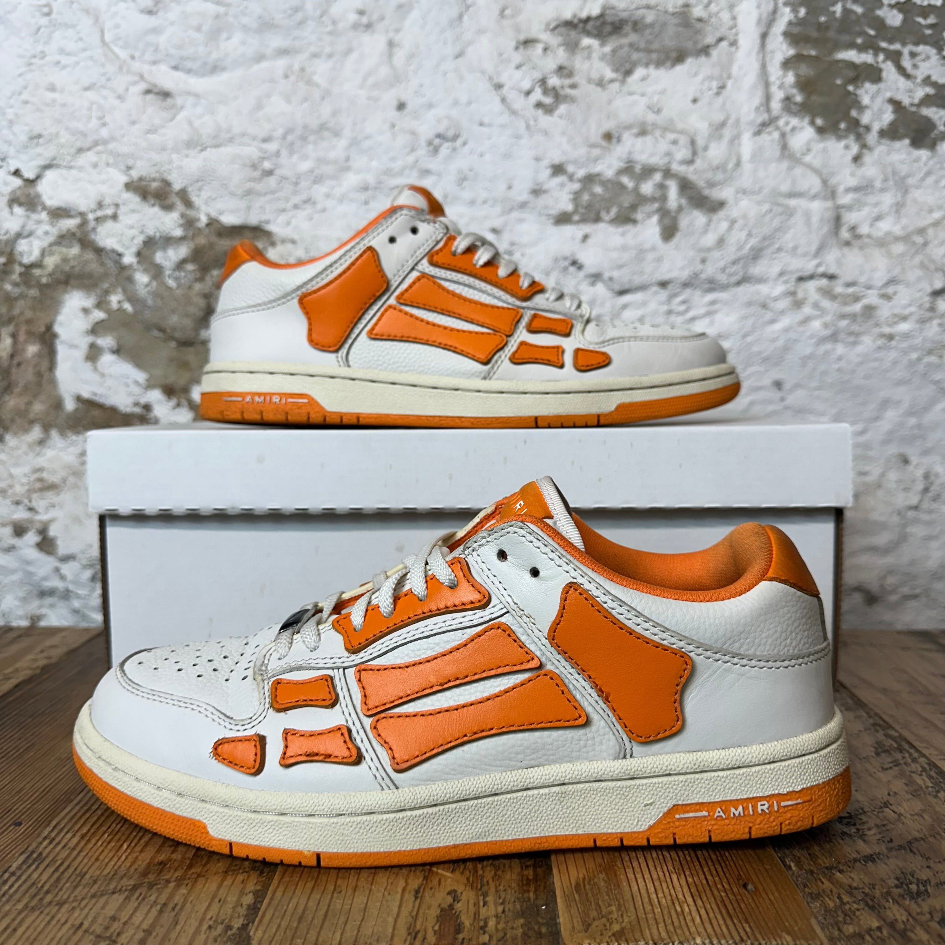 Amiri Amiri Orange Skeleton White Cream Sneaker Sz 8 (41) Size US 8 / EU 41 - 1 Thumbnail