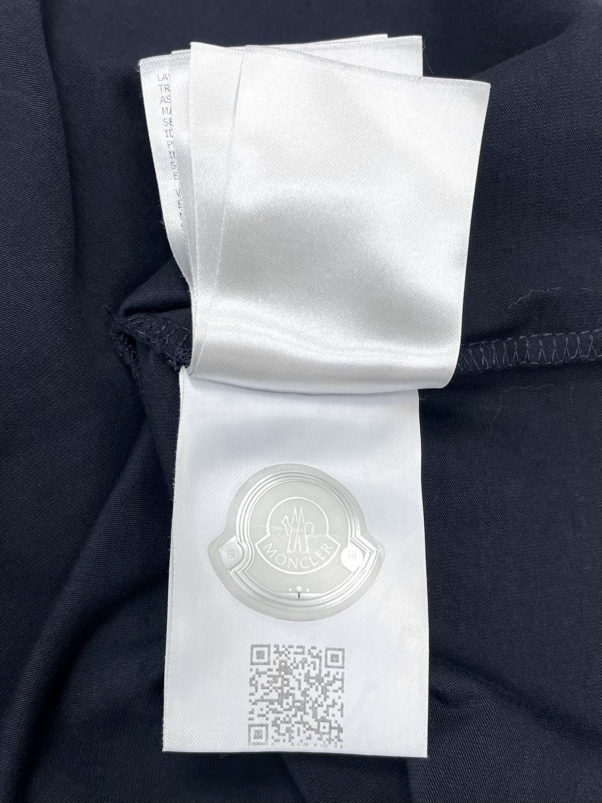 Moncler Moncler Slim Fit Tricolour Sleeve T-Shirt – Navy Size US XL / EU 56 / 4 - 14 Thumbnail