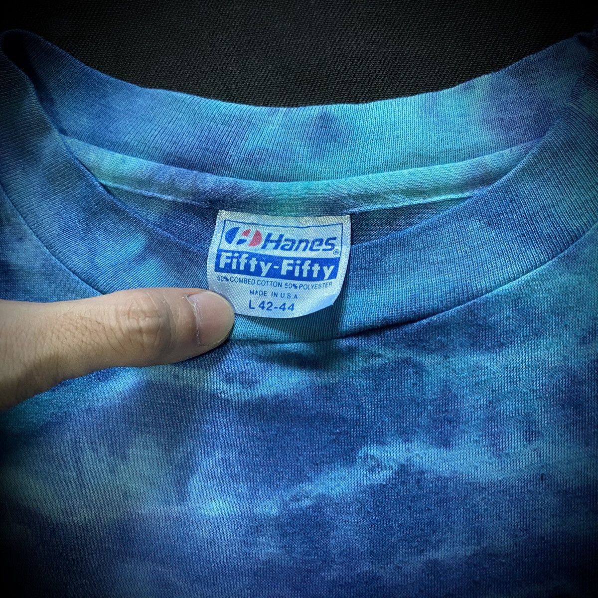 Handmade × Vintage ICE DYE GEODE Size US M / EU 48-50 / 2 - 3 Thumbnail