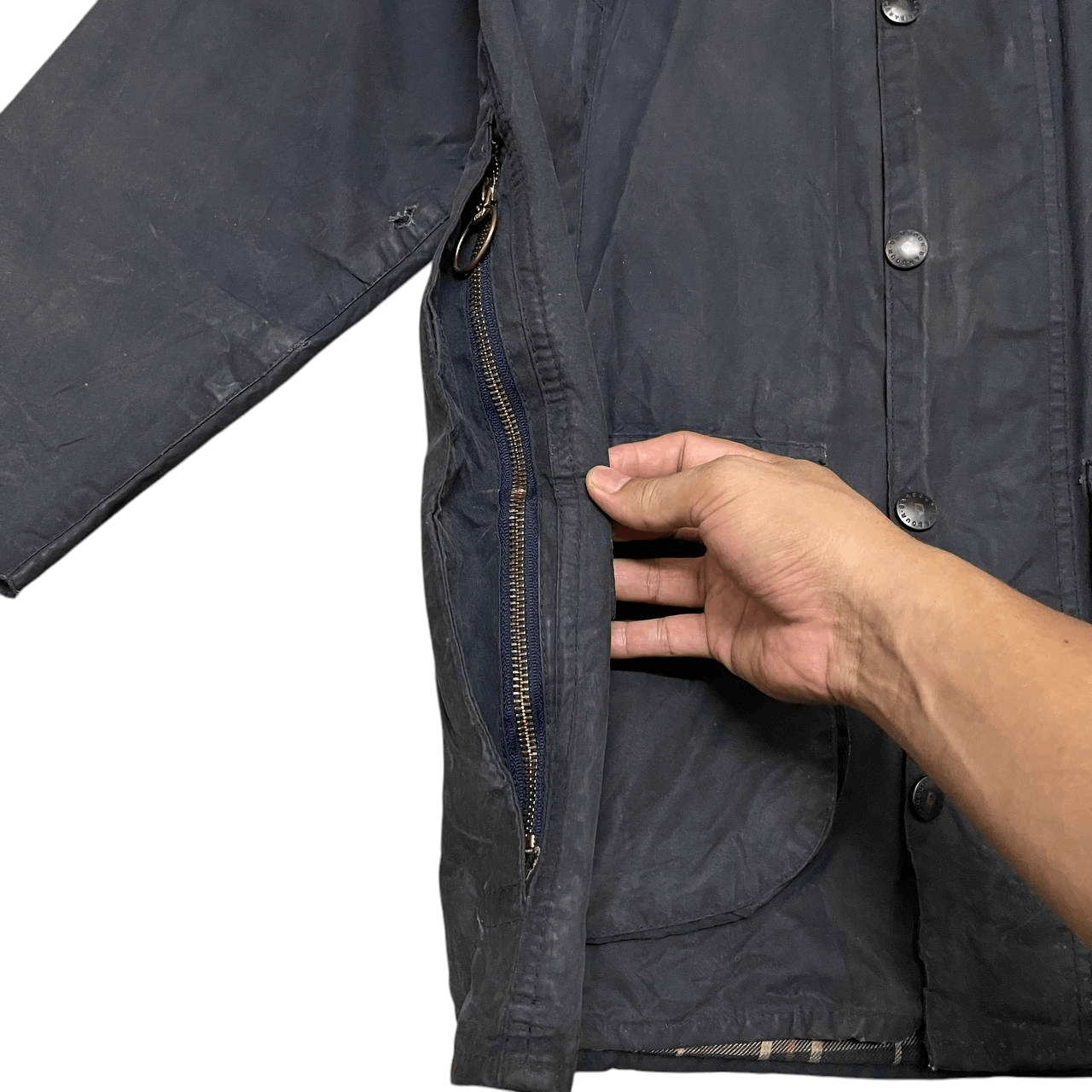 Barbour Vintage Barbour Beaufort A155 Waxed Jacket Size US S / EU 44-46 / 1 - 8 Thumbnail