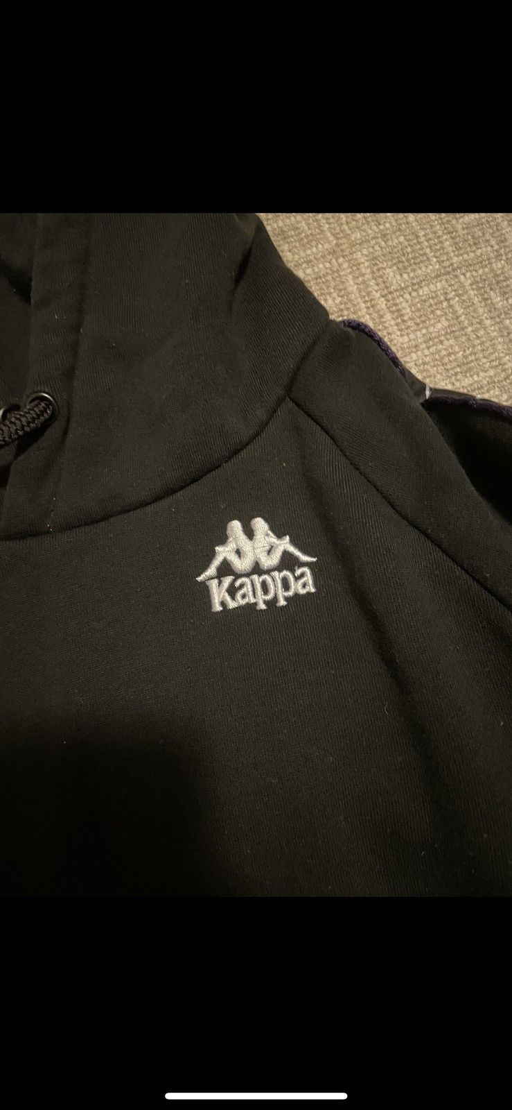 Kappa Kappa Small Logo Hoodie Black Size S Size US S / EU 44-46 / 1 - 2 Thumbnail