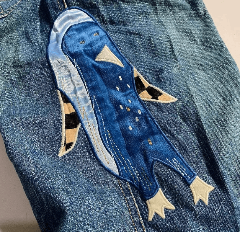 Tsumori Chisato Tsumori Chisato Embroidery Jorts Size US 31 - 6 Thumbnail
