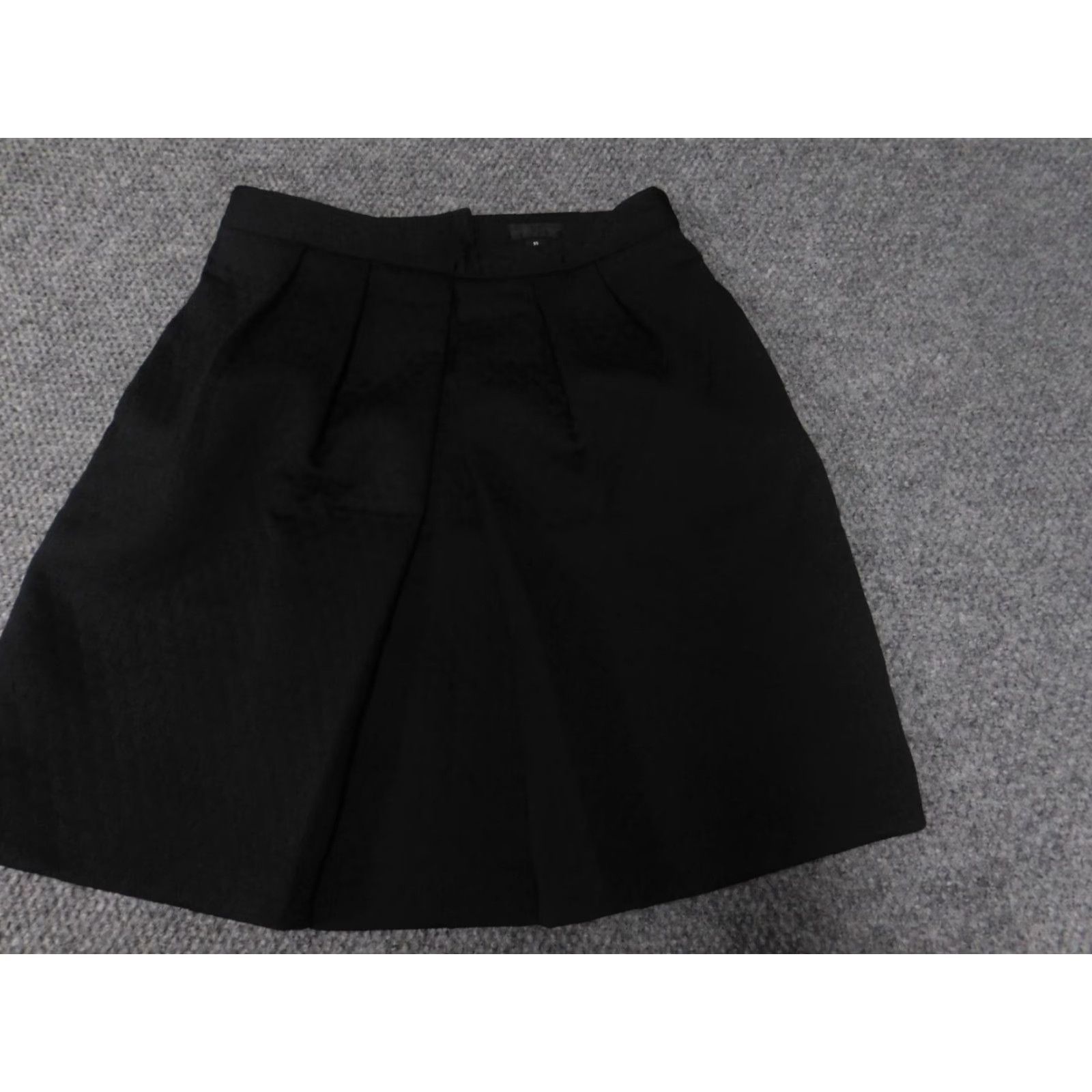 Worthington Worthington Womens Skirt 10 black A-Line Knee Length Zip Size 32" / US 10 / IT 46 - 2 Thumbnail