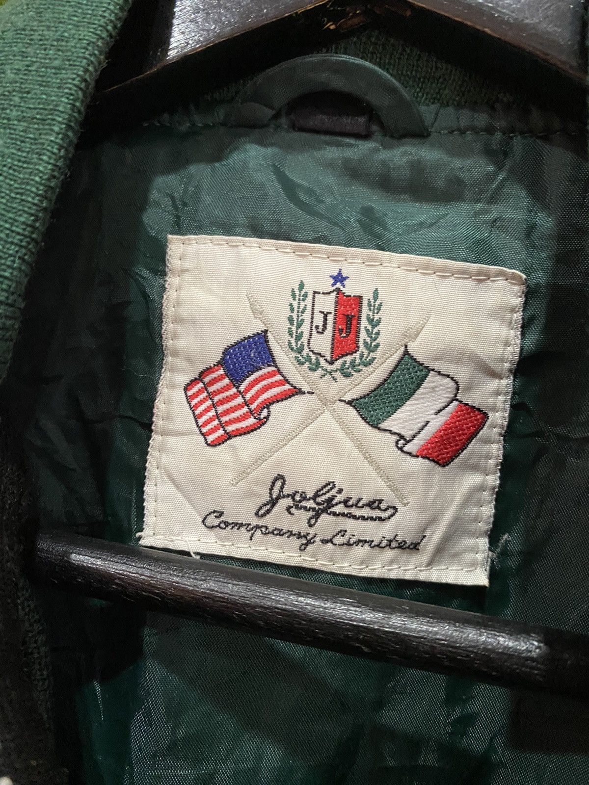 Other Vintage Modern Stream Green Bomber Jacket by Jolgura Company Size US L / EU 52-54 / 3 - 6 Thumbnail