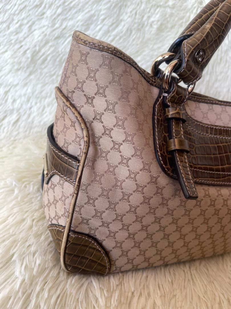 Celine 2008 Celine Macadam Canvas Boogie Handbag Size ONE SIZE - 10 Thumbnail