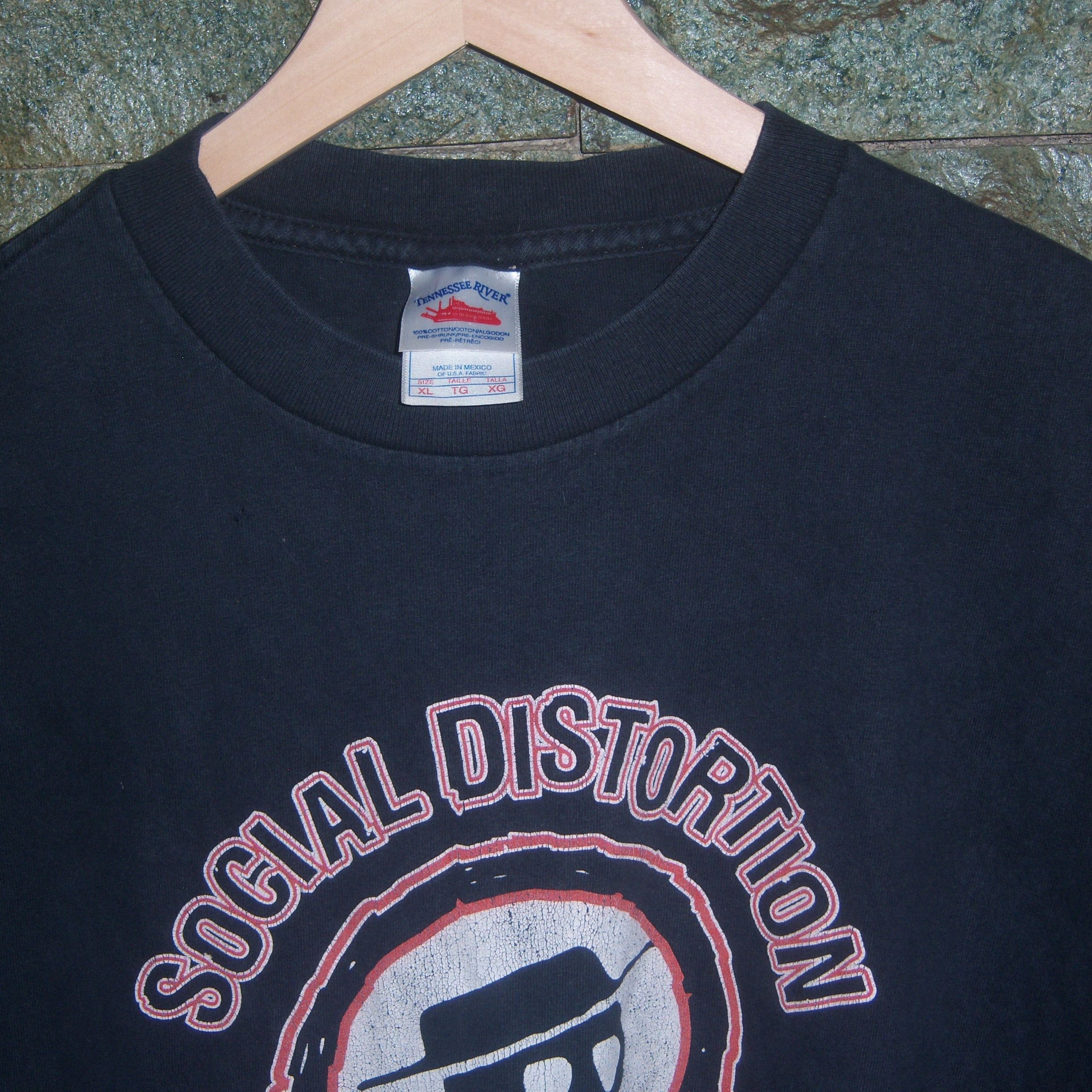 Band Tees × Vintage 00s Social Distortion Band T Shirt Size US XL / EU 56 / 4 - 7 Thumbnail