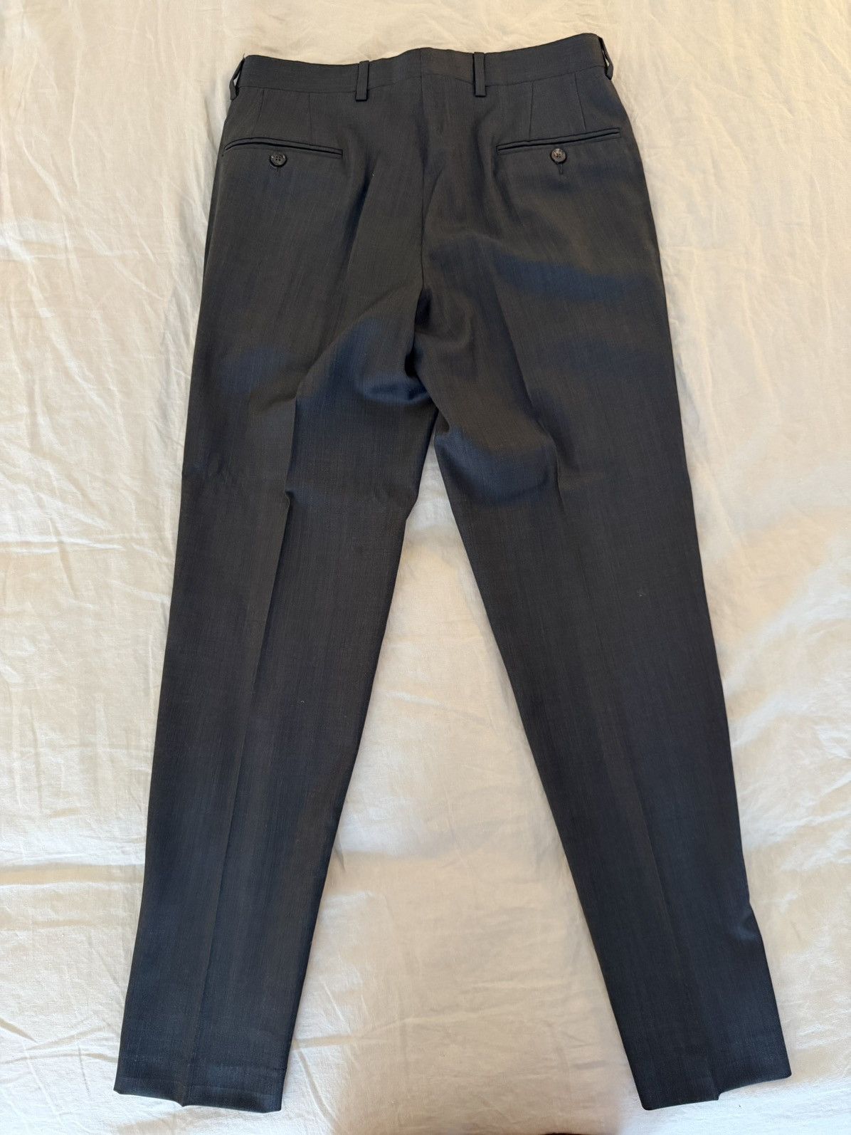 Ted Baker Ted Baker Jay CT Charcoal Wool Suit 38R 31W – Purple Lining Size 38R - 10 Thumbnail