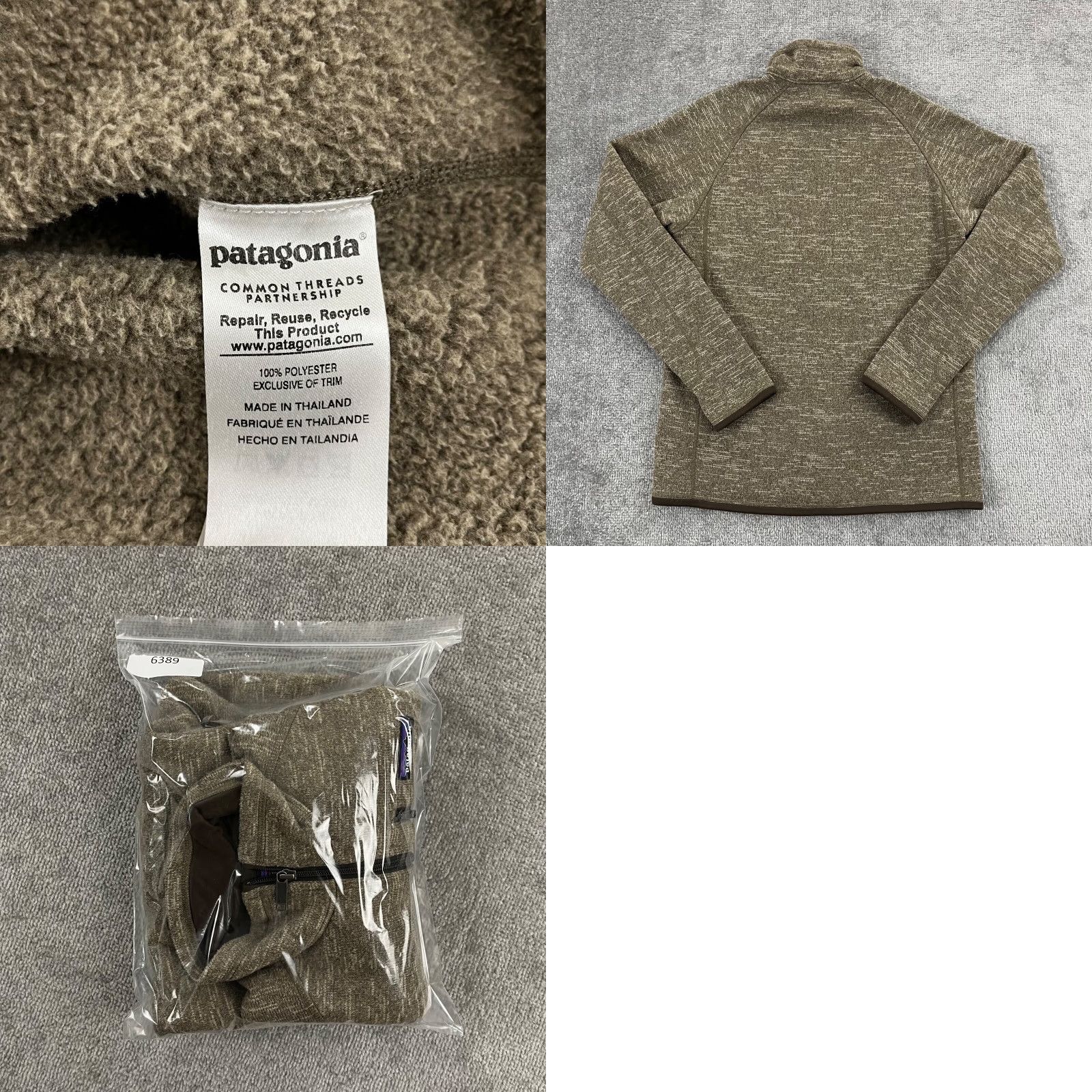 Patagonia PATAGONIA Sweater Mens Small Brown Better Jacket 1/2 Zip Pullover Long Sleeve Size US S / EU 44-46 / 1 - 8 Thumbnail