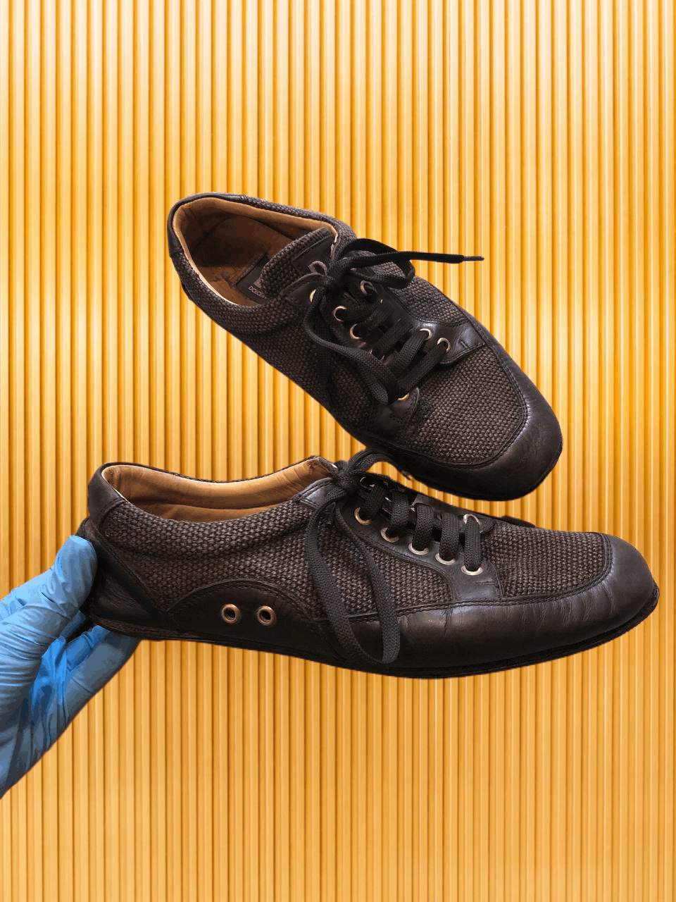 Dolce & Gabbana leather sneakers vintage luxury