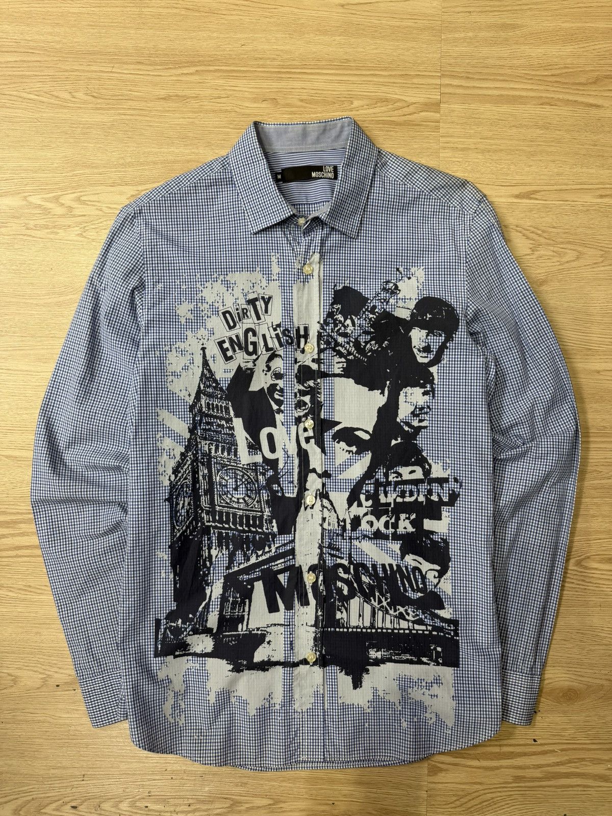 Moschino 90’s MOSCINO LOVE RARE LONDON CENTRAL LOGO Y2K VINTAGE SHIRT Size US M / EU 48-50 / 2 - 1 Thumbnail