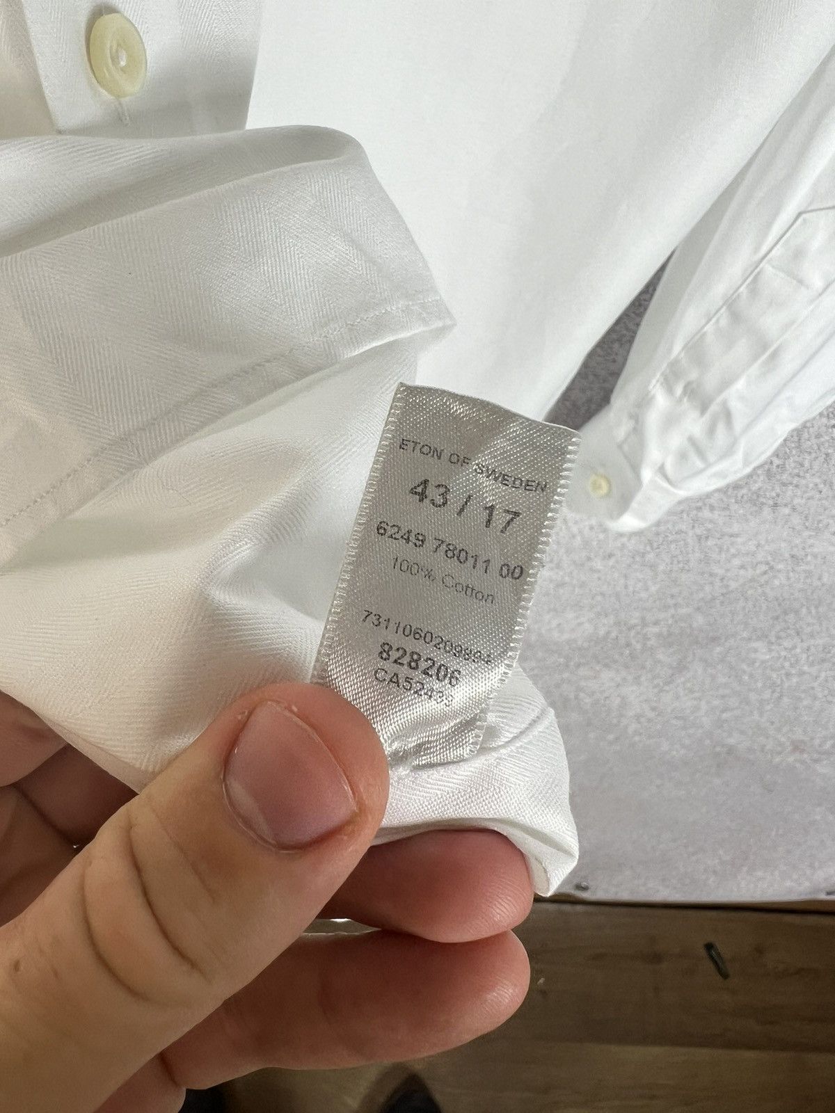 Eton Eton Classic White Shirt Button Up Size US XL / EU 56 / 4 - 8 Thumbnail