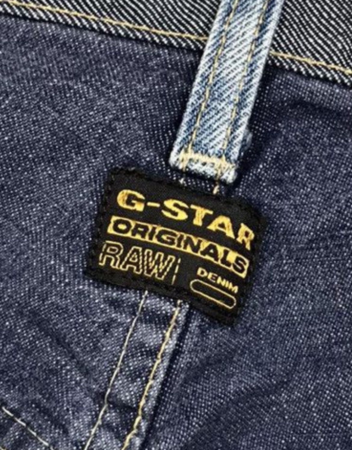 Vintage Vintage 90s G-Star Raw Baggy Distressed Jeans Grunge Logo 29 Size US 29 - 8 Thumbnail