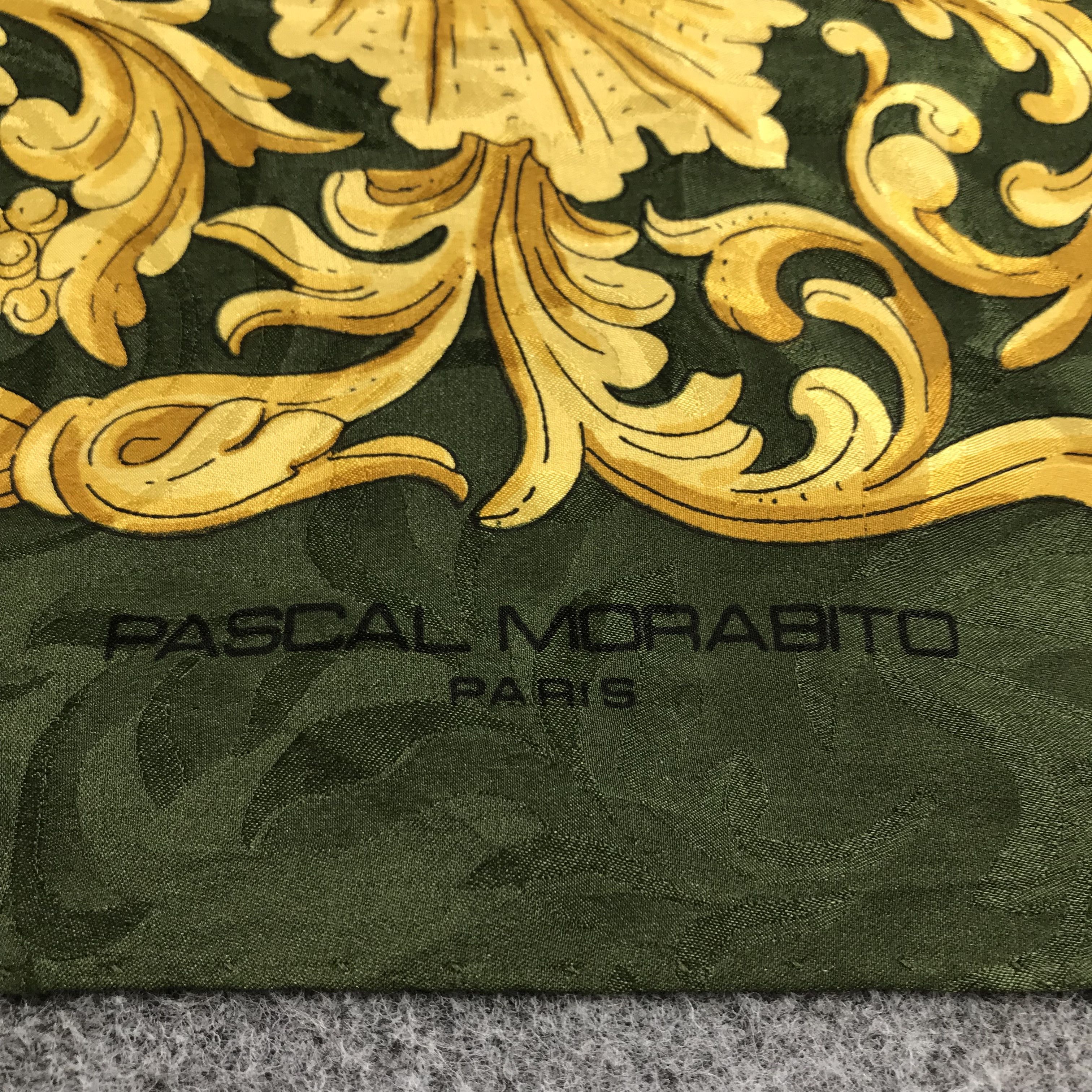 Vintage Vintage Pascal Morabito Luxury Silk Scarf M122 Size ONE SIZE - 3 Thumbnail