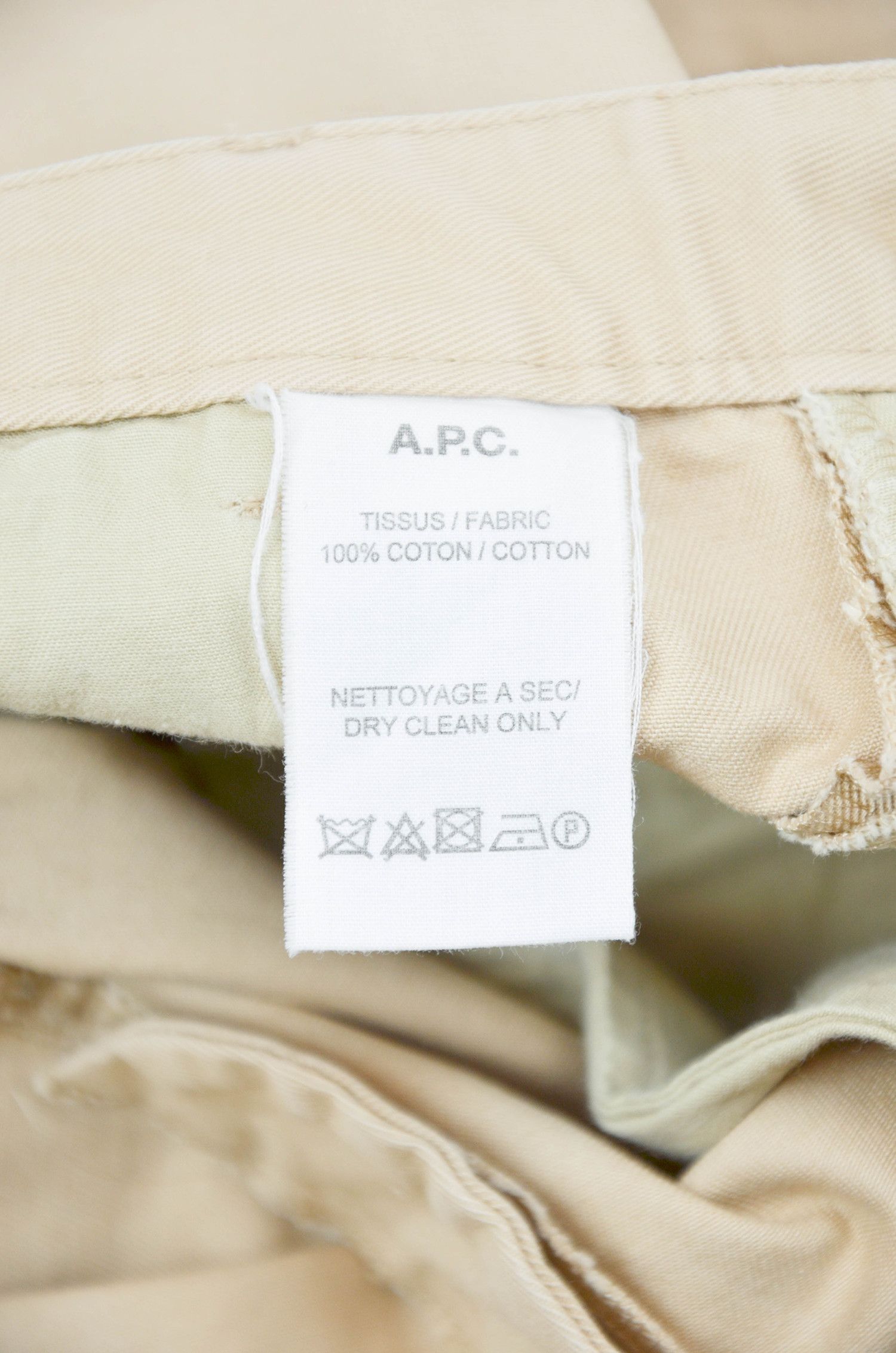 A.P.C. A.P.C. Minimal Beige Chino Pants – Cropped Fit – Size 29 Size US 29 - 8 Thumbnail