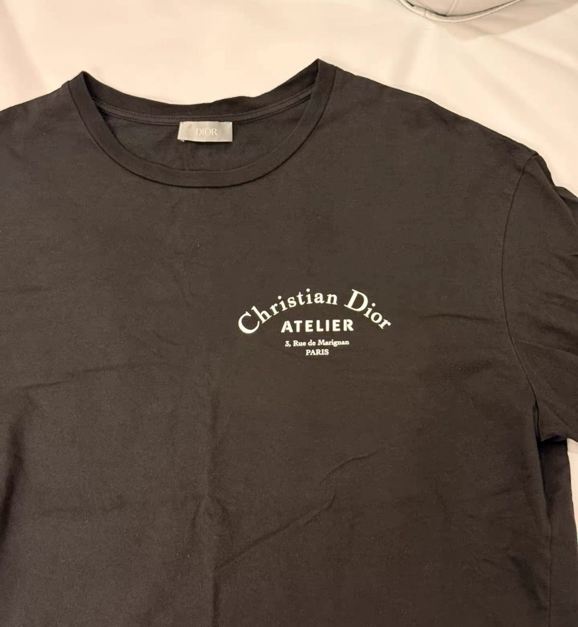 Dior Dior Black Logo Short Sleeve TShirt-2506 Size US L / EU 52-54 / 3 - 3 Thumbnail