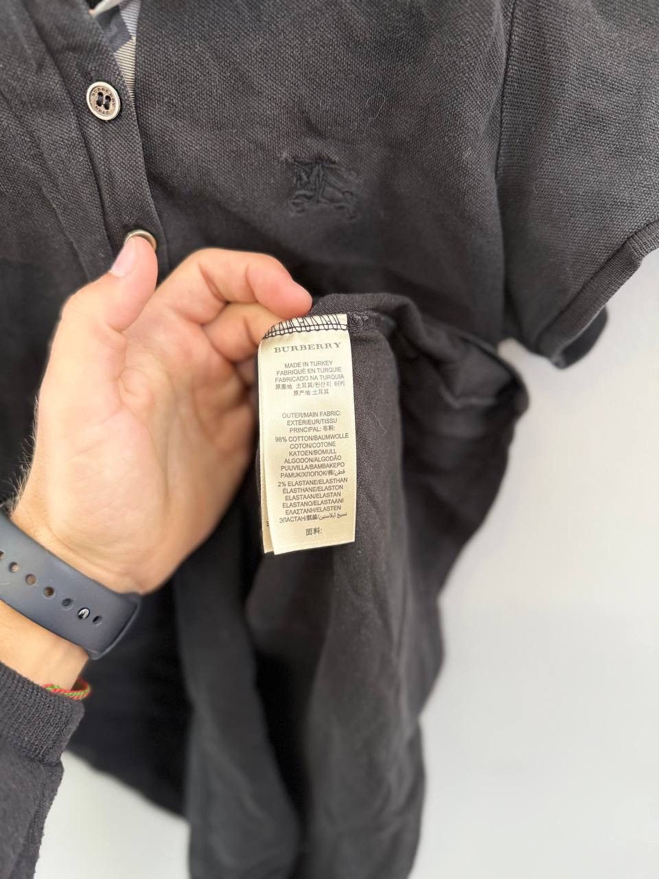 Burberry Burberry Brit Women’s Premium Black Short Sleeve Polo Shirt Size XS / US 0-2 / IT 36-38 - 10 Thumbnail